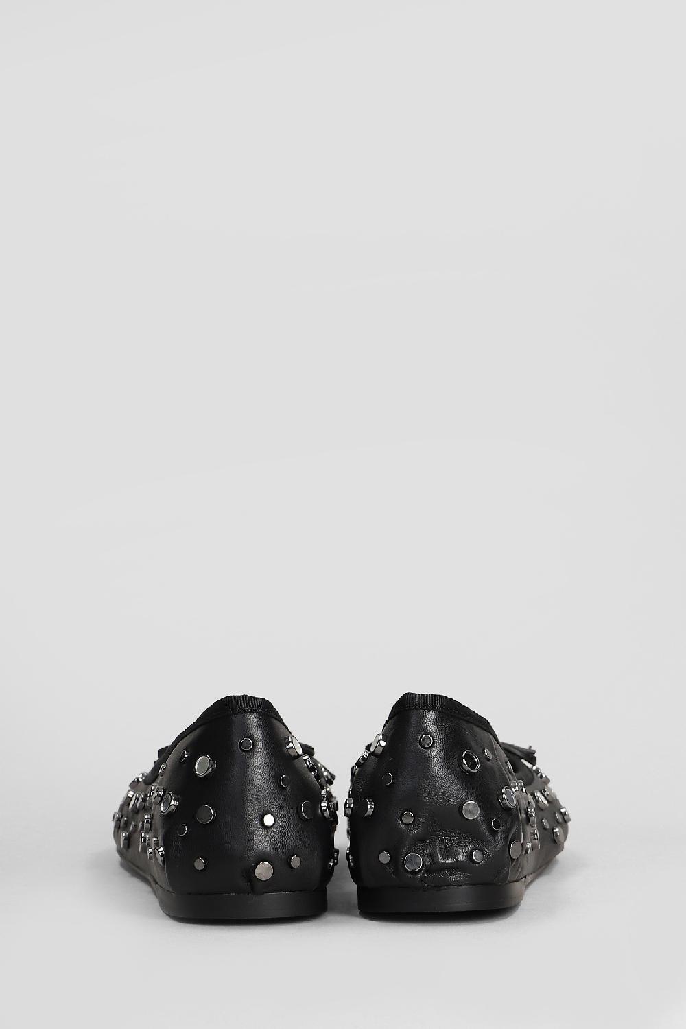 Deliberti Bibi Lou Ballerine Zuri Flat In Pelle Nera Cod. 409354 - Deliberti The Luxury Shopping