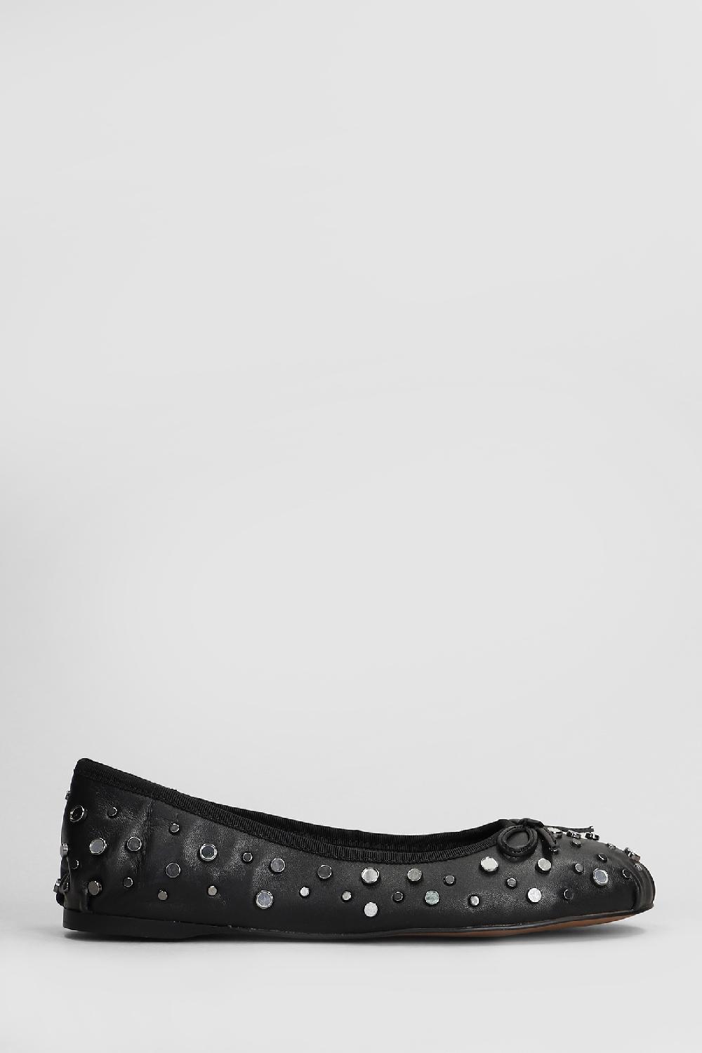 Deliberti Bibi Lou Ballerine zuri flat in pelle nera cod. 409354 - Deliberti The Luxury Shopping