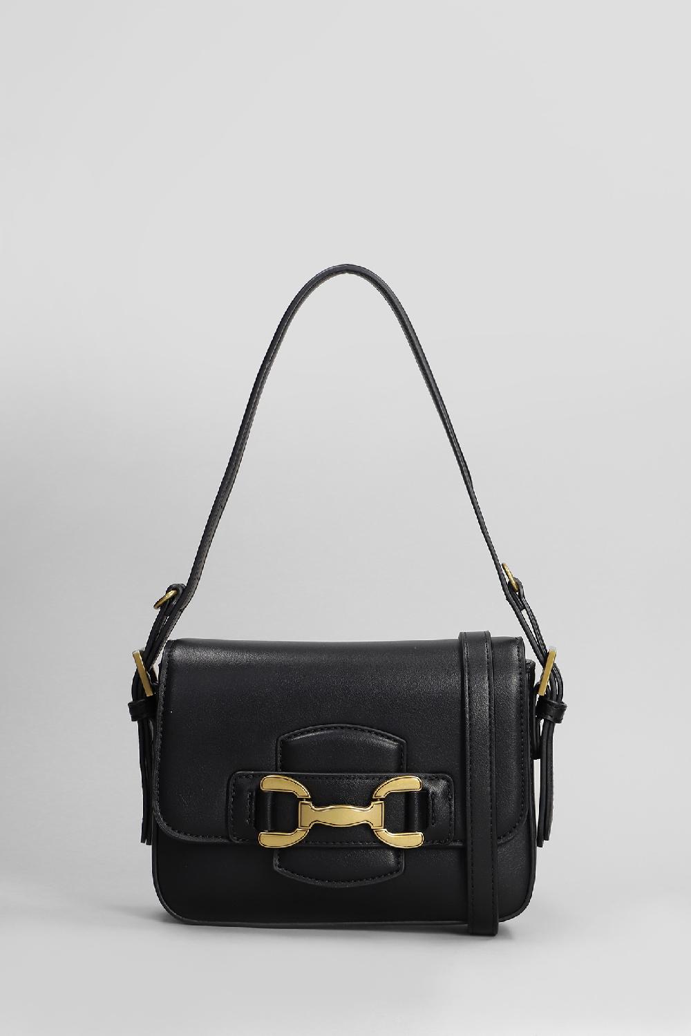 Deliberti Bibi Lou Borsa a spalla in pelle nera cod. 408081 - Deliberti The Luxury Shopping