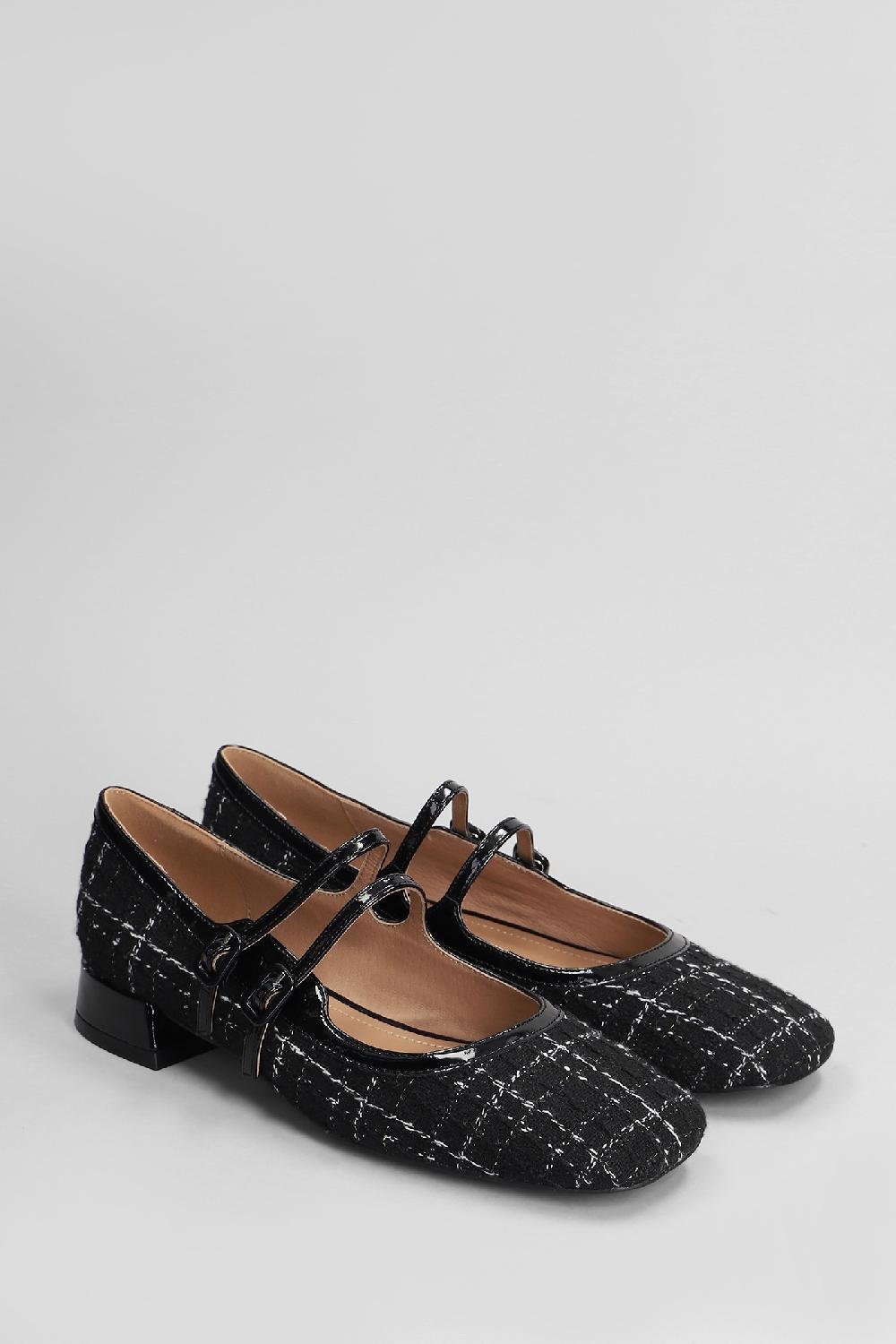 Deliberti Bibi Lou Decollete Cardiff Pump 35 In Lana Nera Cod. 407390 - Deliberti The Luxury Shopping