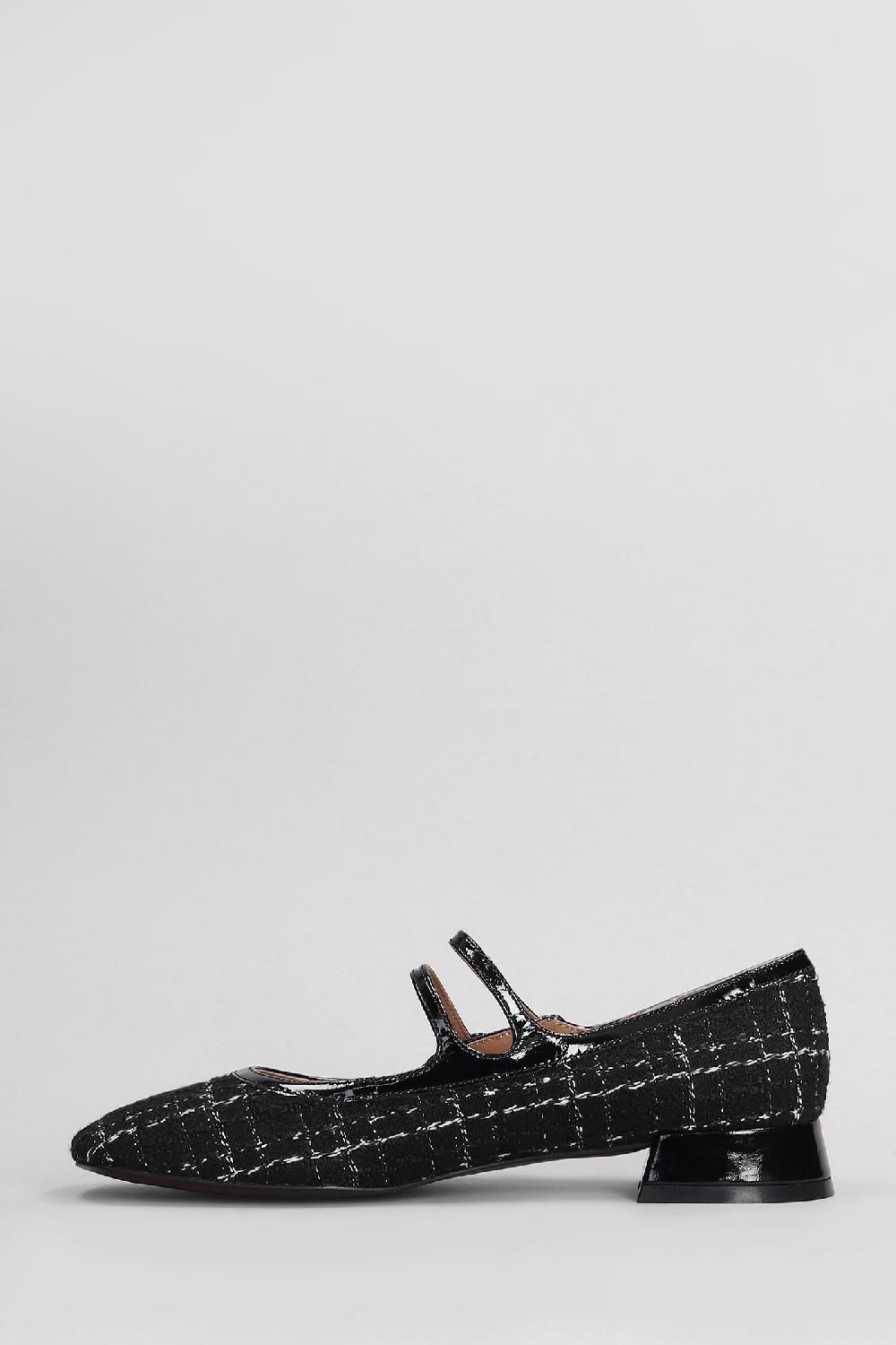 Deliberti Bibi Lou Decollete Cardiff Pump 35 In Lana Nera Cod. 407390 - Deliberti The Luxury Shopping