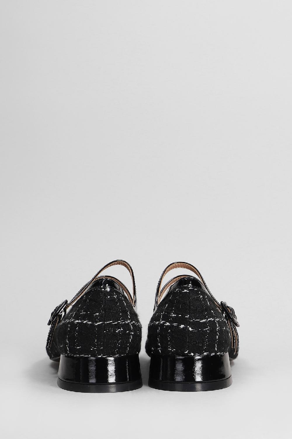 Deliberti Bibi Lou Decollete Cardiff Pump 35 In Lana Nera Cod. 407390 - Deliberti The Luxury Shopping