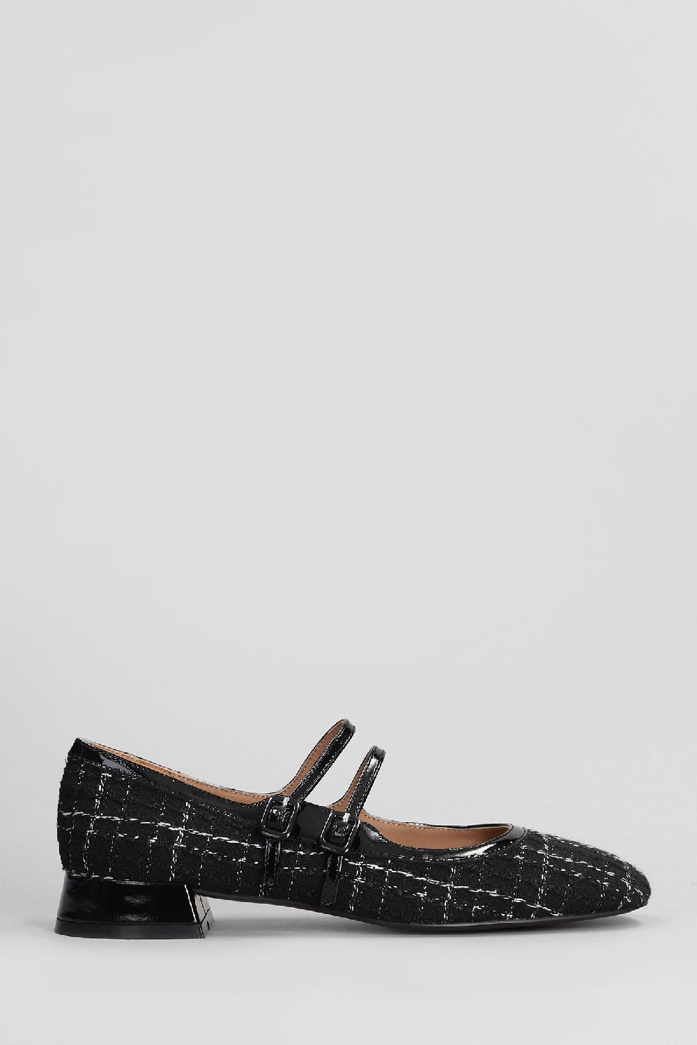 Deliberti Bibi Lou Decollete cardiff pump 35 in lana nera cod. 407390 - Deliberti The Luxury Shopping