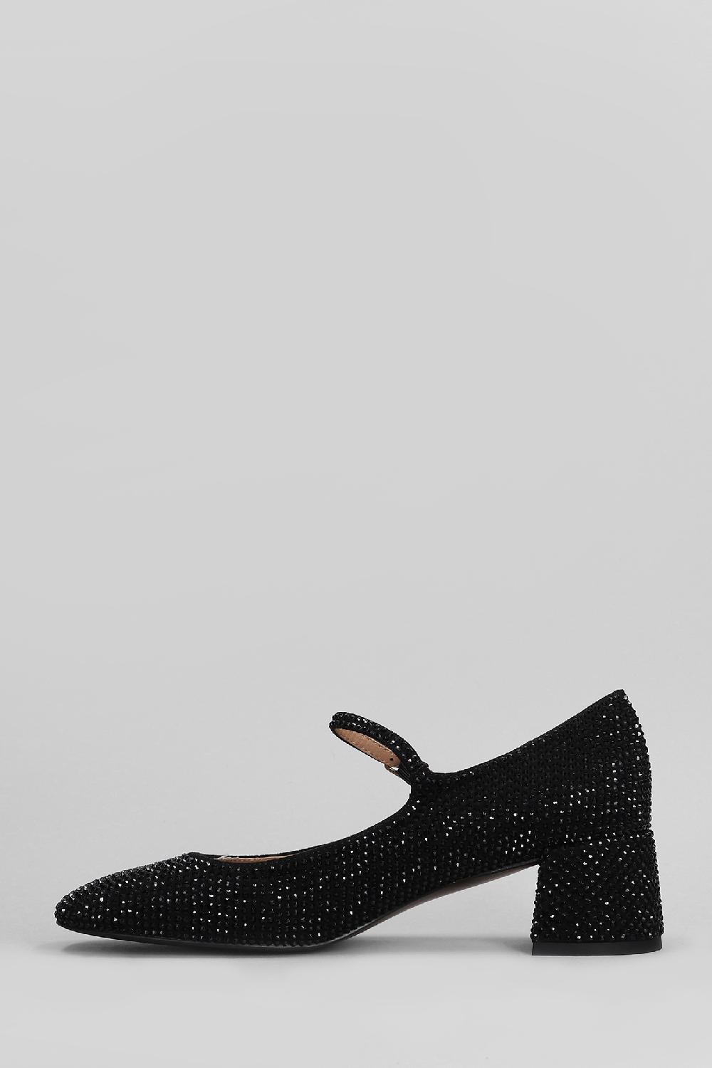 Deliberti Bibi Lou Decollete Cardiff Pump 50 In Camoscio Nero Cod. 408322 - Deliberti The Luxury Shopping