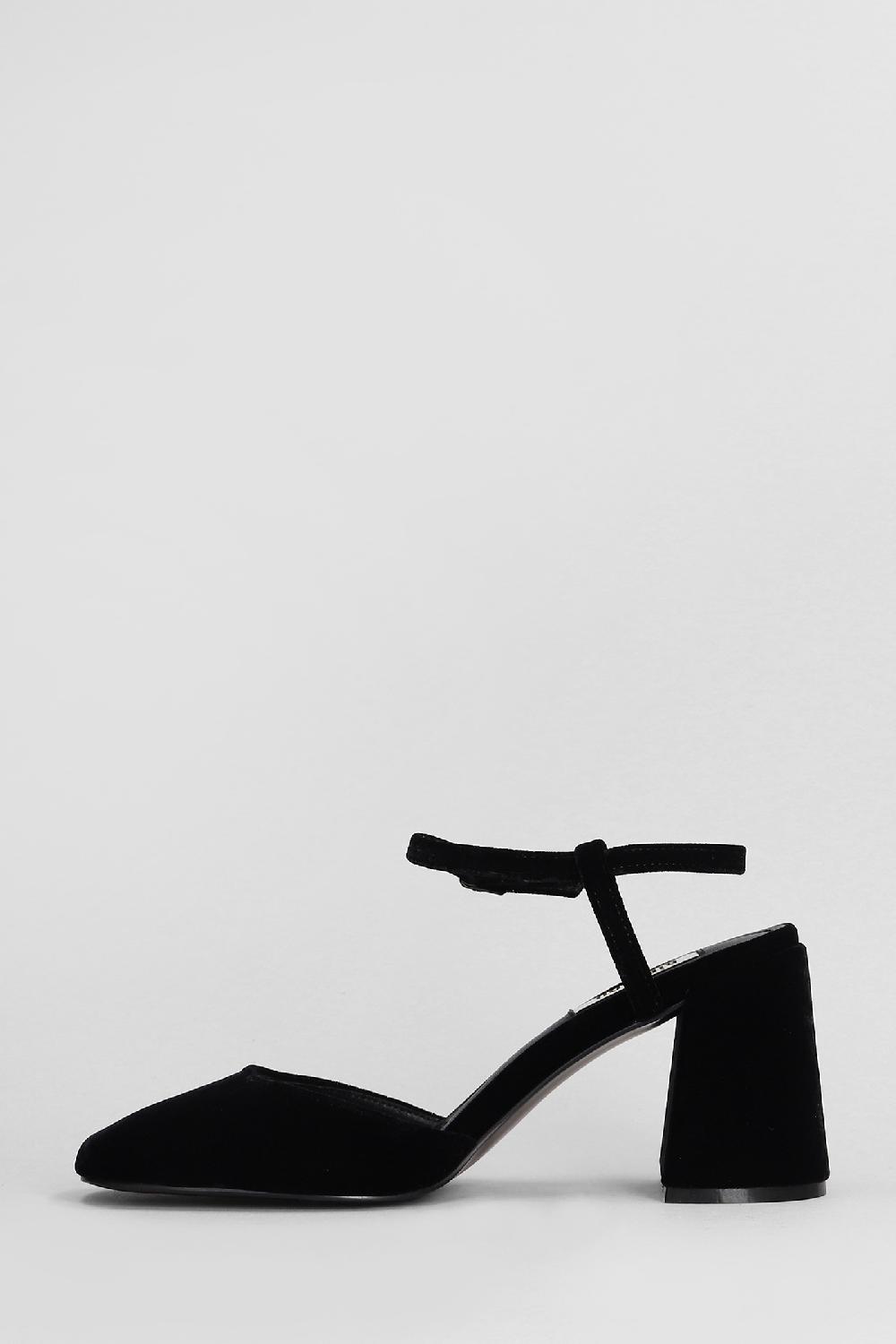 Deliberti Bibi Lou Decollete Emily Pump In Velluto Nero Cod. 406348 - Deliberti The Luxury Shopping