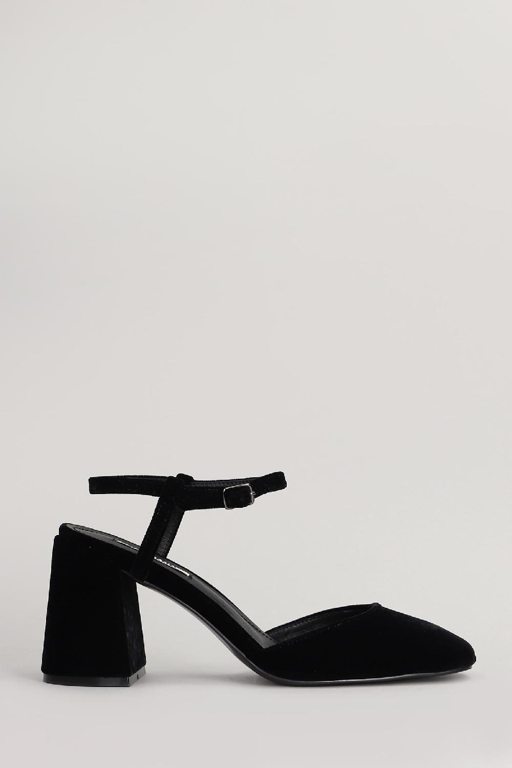 Deliberti Bibi Lou Decollete emily pump in velluto nero cod. 406348 - Deliberti The Luxury Shopping