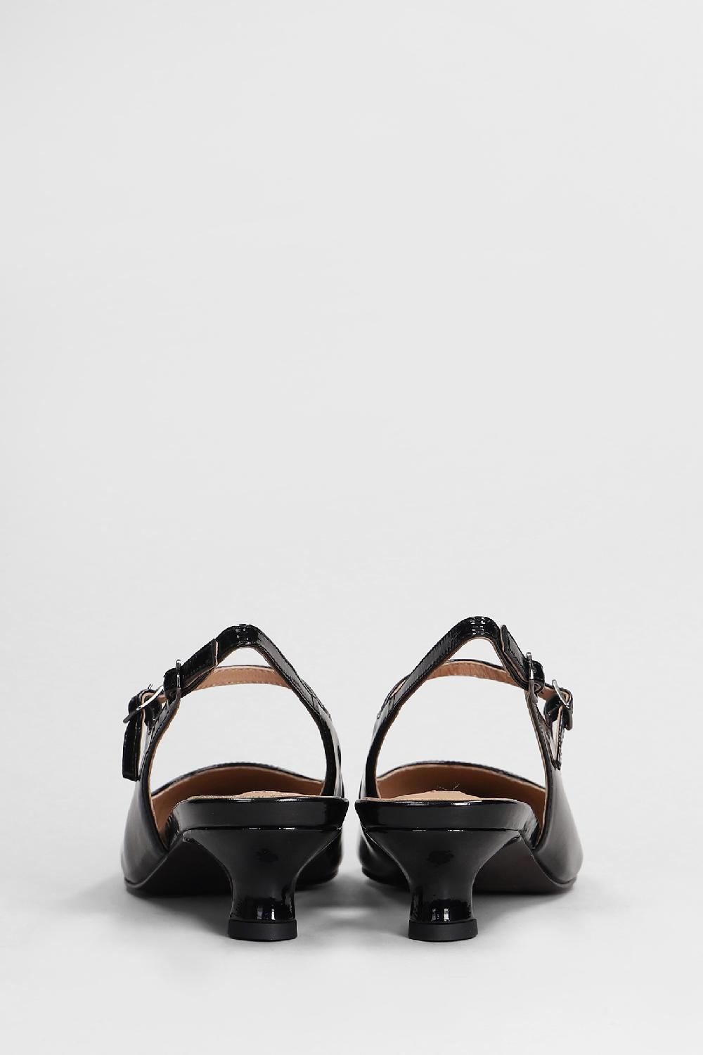 Deliberti Bibi Lou Decollete Gala Slingback 35 In Pelle Nera Cod. 406344 - Deliberti The Luxury Shopping