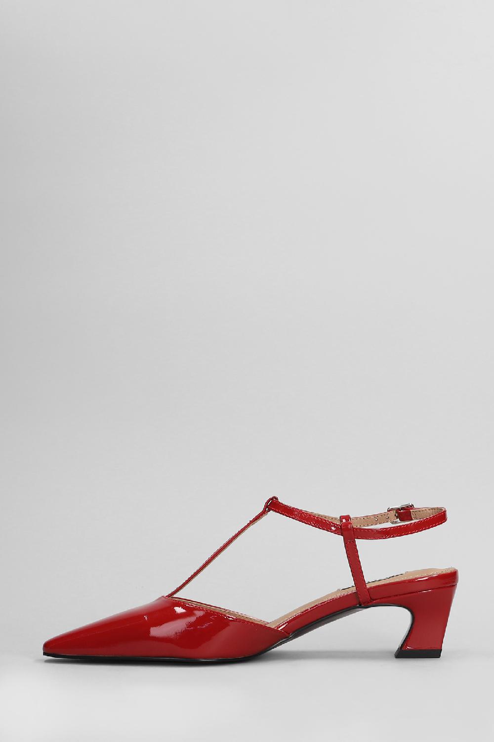 Deliberti Bibi Lou Decollete Nina Slingback 50 In Vernice Rossa Cod. 406345 - Deliberti The Luxury Shopping