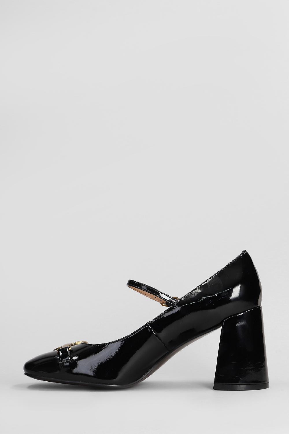 Deliberti Bibi Lou Decollete Noa Pump 80 In Vernice Nera Cod. 407974 - Deliberti The Luxury Shopping
