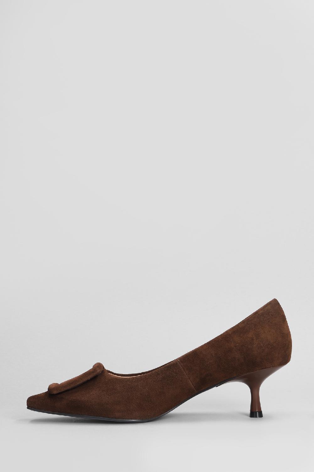 Deliberti Bibi Lou Decollete Poznan Pump 55 In Camoscio Marrone Cod. 406009 - Deliberti The Luxury Shopping