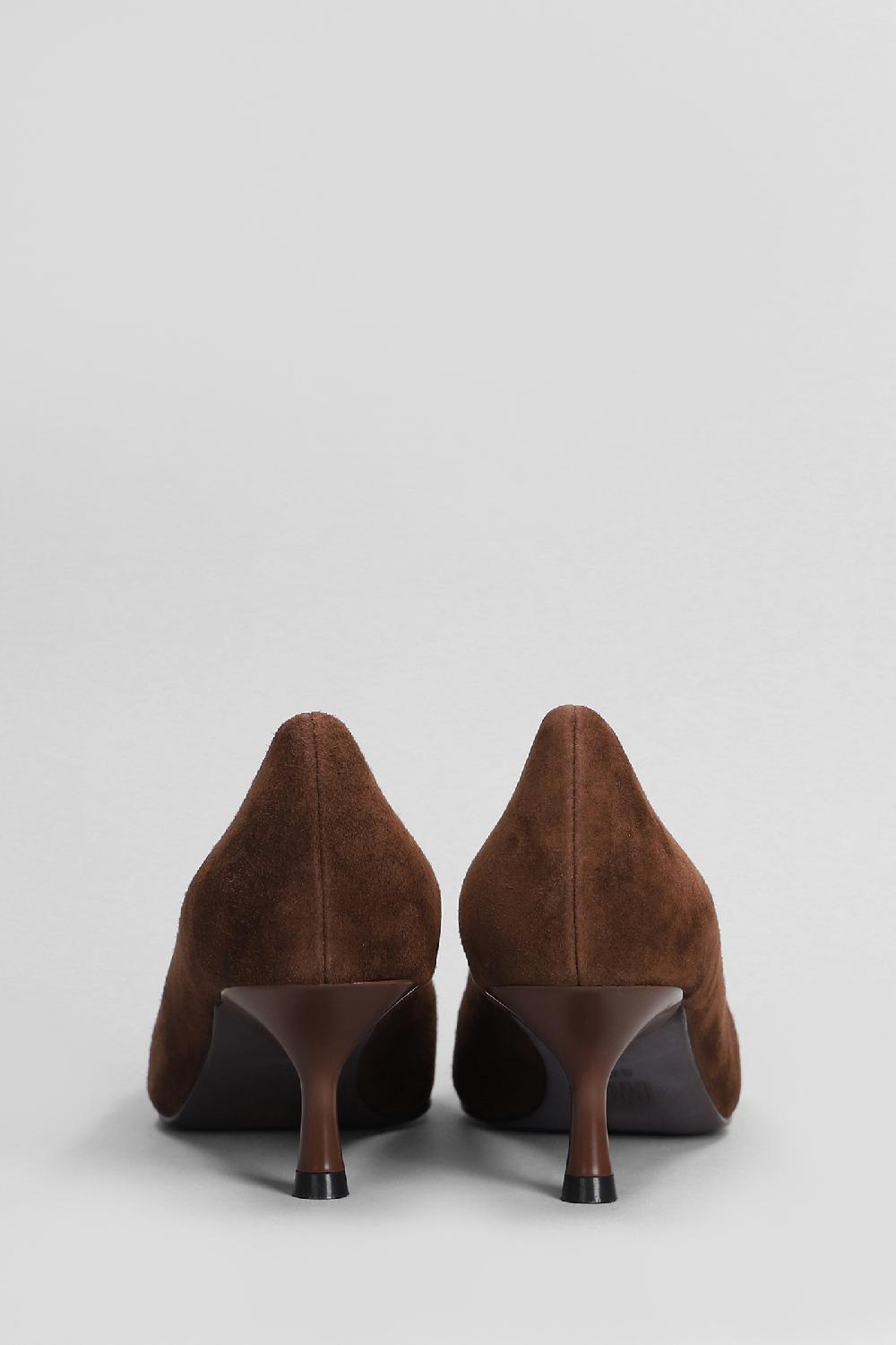 Deliberti Bibi Lou Decollete Poznan Pump 55 In Camoscio Marrone Cod. 406009 - Deliberti The Luxury Shopping
