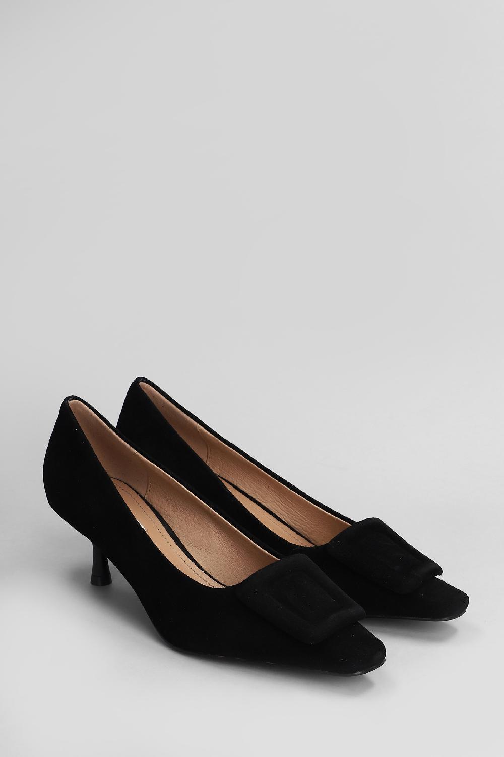Deliberti Bibi Lou Decollete Poznan Pump 55 In Camoscio Nero Cod. 407976 - Deliberti The Luxury Shopping