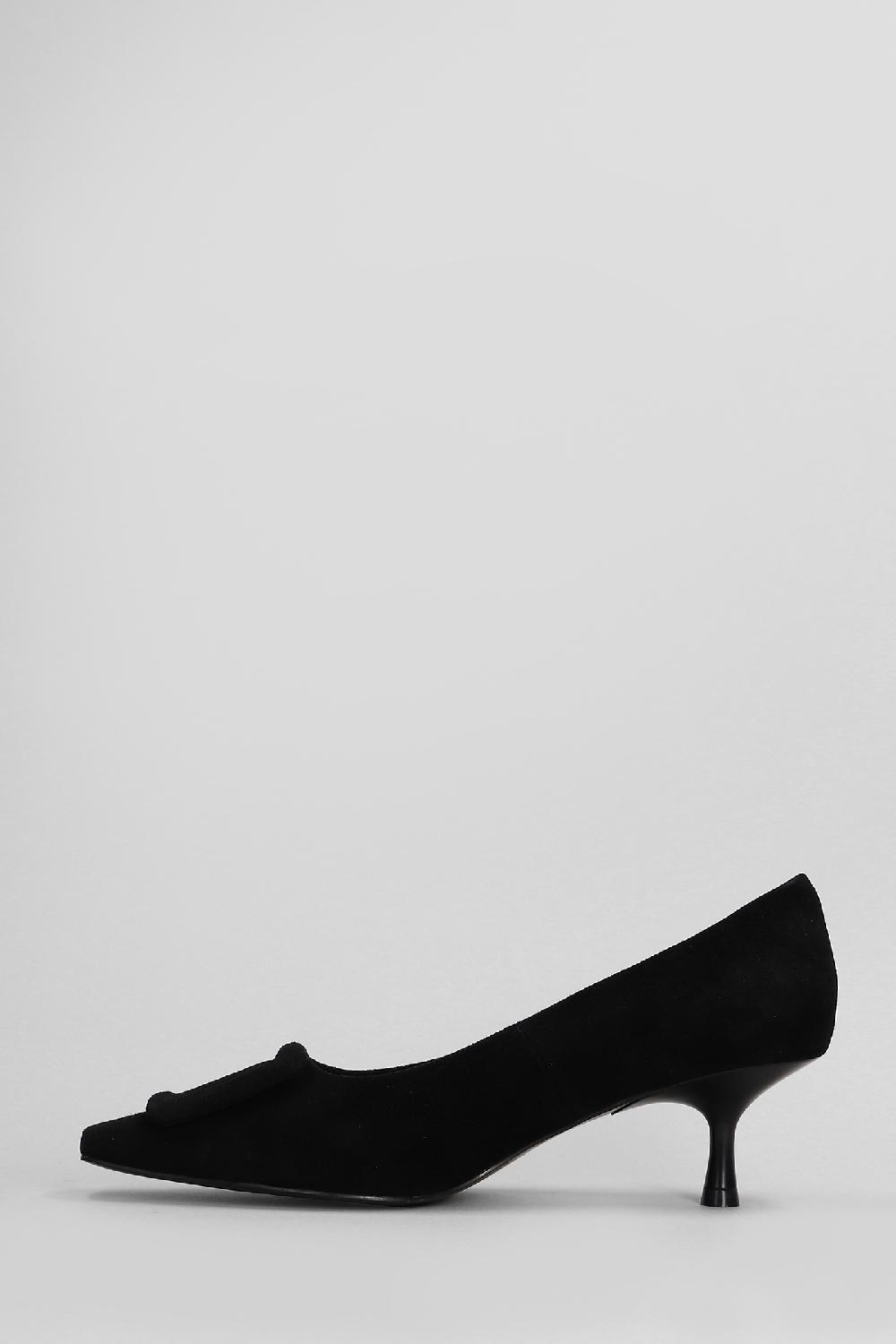 Deliberti Bibi Lou Decollete Poznan Pump 55 In Camoscio Nero Cod. 407976 - Deliberti The Luxury Shopping
