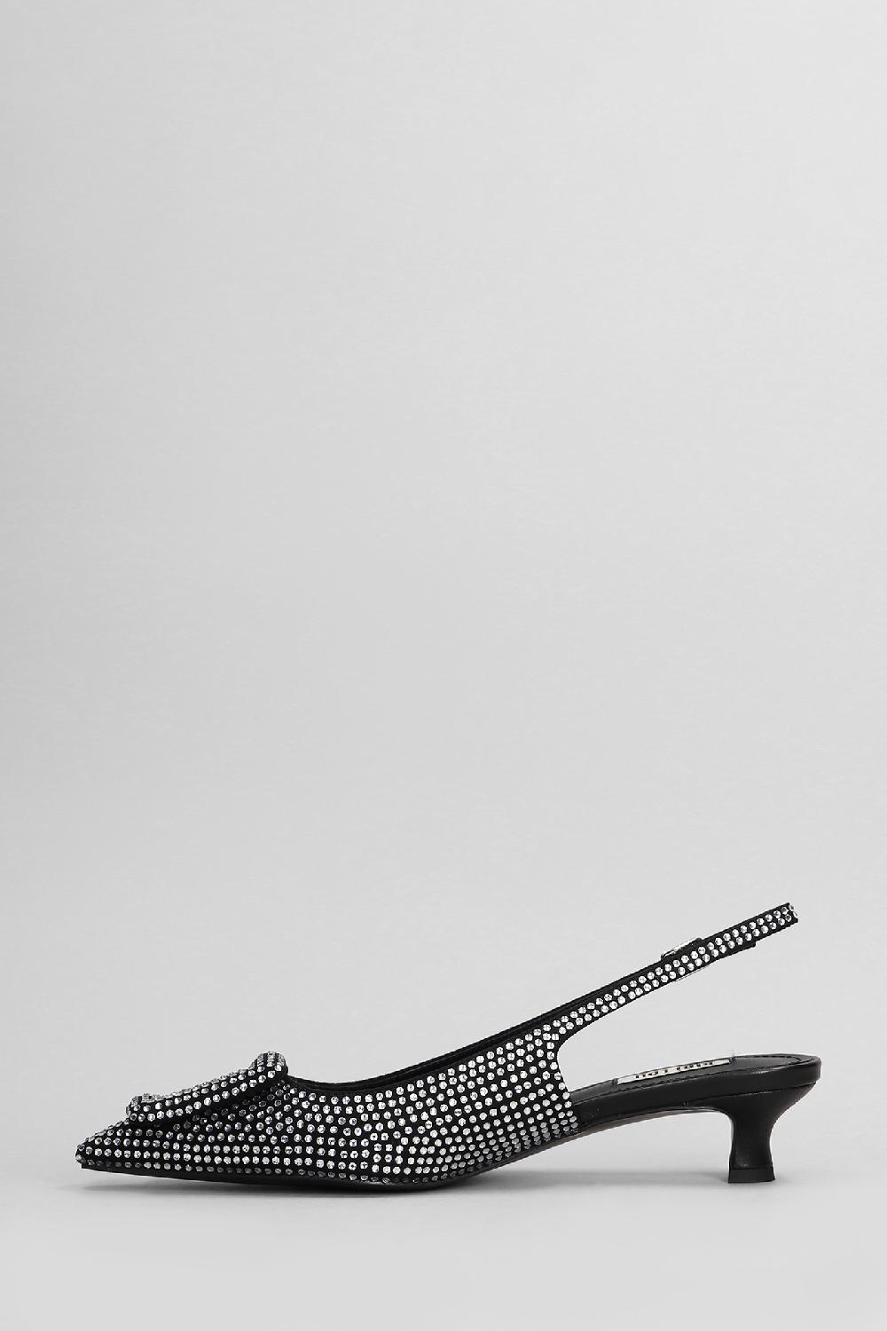Deliberti Bibi Lou Decollete Poznan Slingback In Camoscio Nero Cod. 408319 - Deliberti The Luxury Shopping