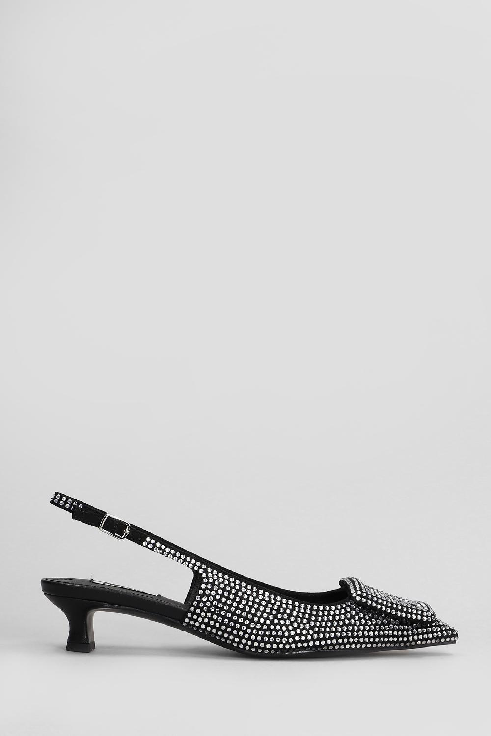 Deliberti Bibi Lou Decollete poznan slingback in camoscio nero cod. 408319 - Deliberti The Luxury Shopping