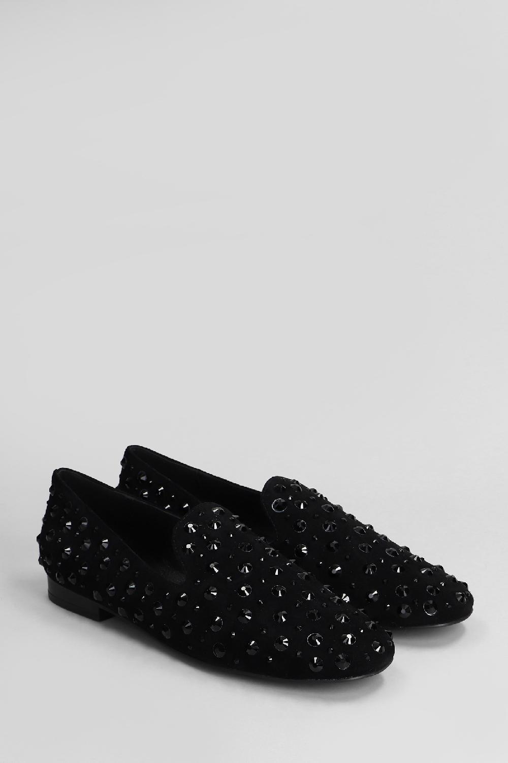 Deliberti Bibi Lou Mocassini Davis Slipper In Camoscio Nero Cod. 408321 - Deliberti The Luxury Shopping