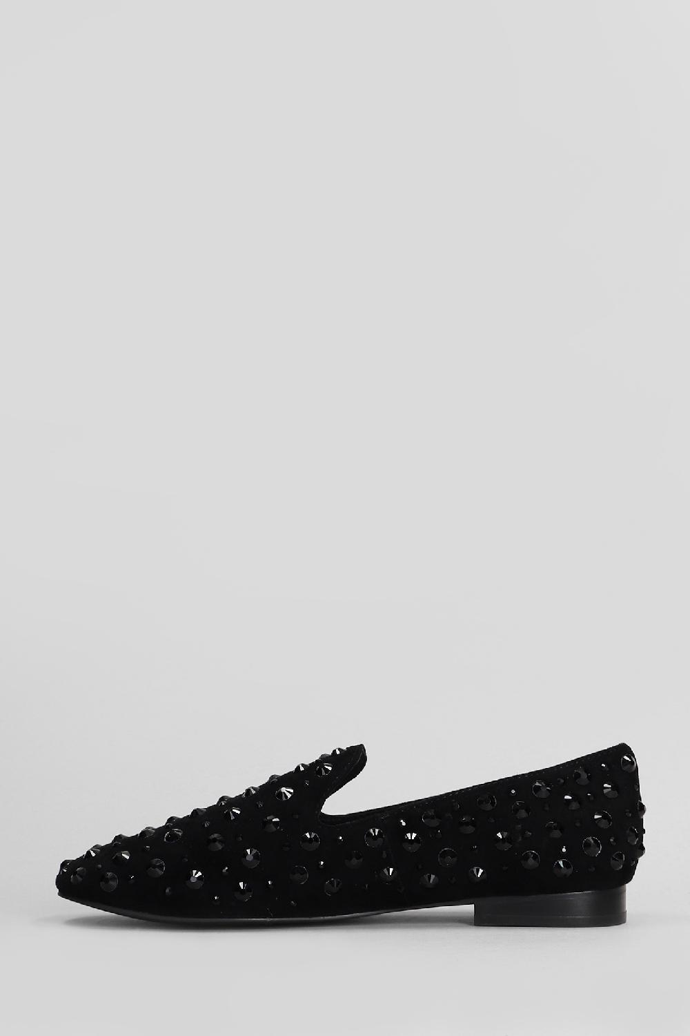 Deliberti Bibi Lou Mocassini Davis Slipper In Camoscio Nero Cod. 408321 - Deliberti The Luxury Shopping