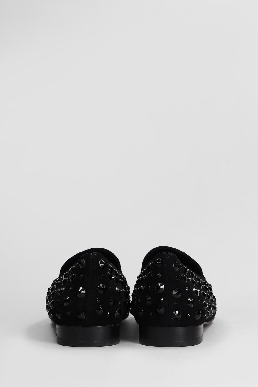 Deliberti Bibi Lou Mocassini Davis Slipper In Camoscio Nero Cod. 408321 - Deliberti The Luxury Shopping