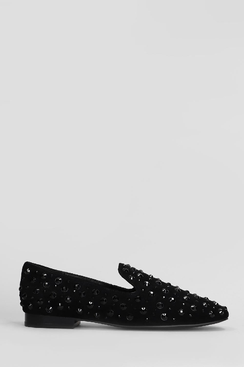 Deliberti Bibi Lou Mocassini davis slipper in camoscio nero cod. 408321 - Deliberti The Luxury Shopping