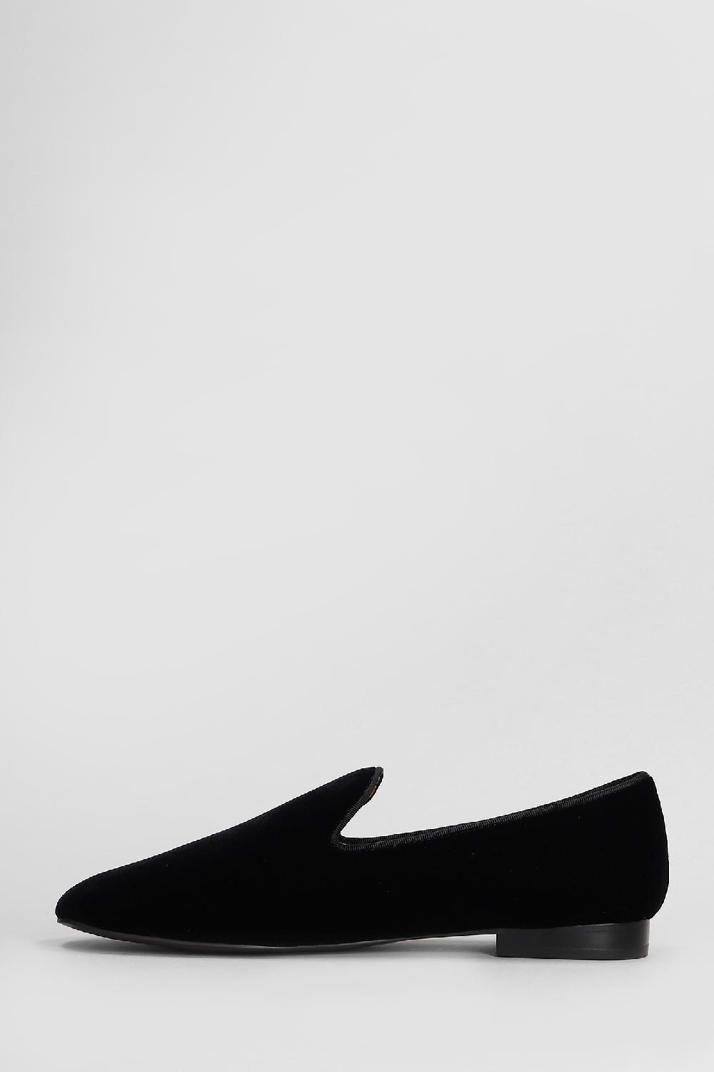 Deliberti Bibi Lou Mocassini Davis Slipper In Velluto Nero Cod. 407979 - Deliberti The Luxury Shopping