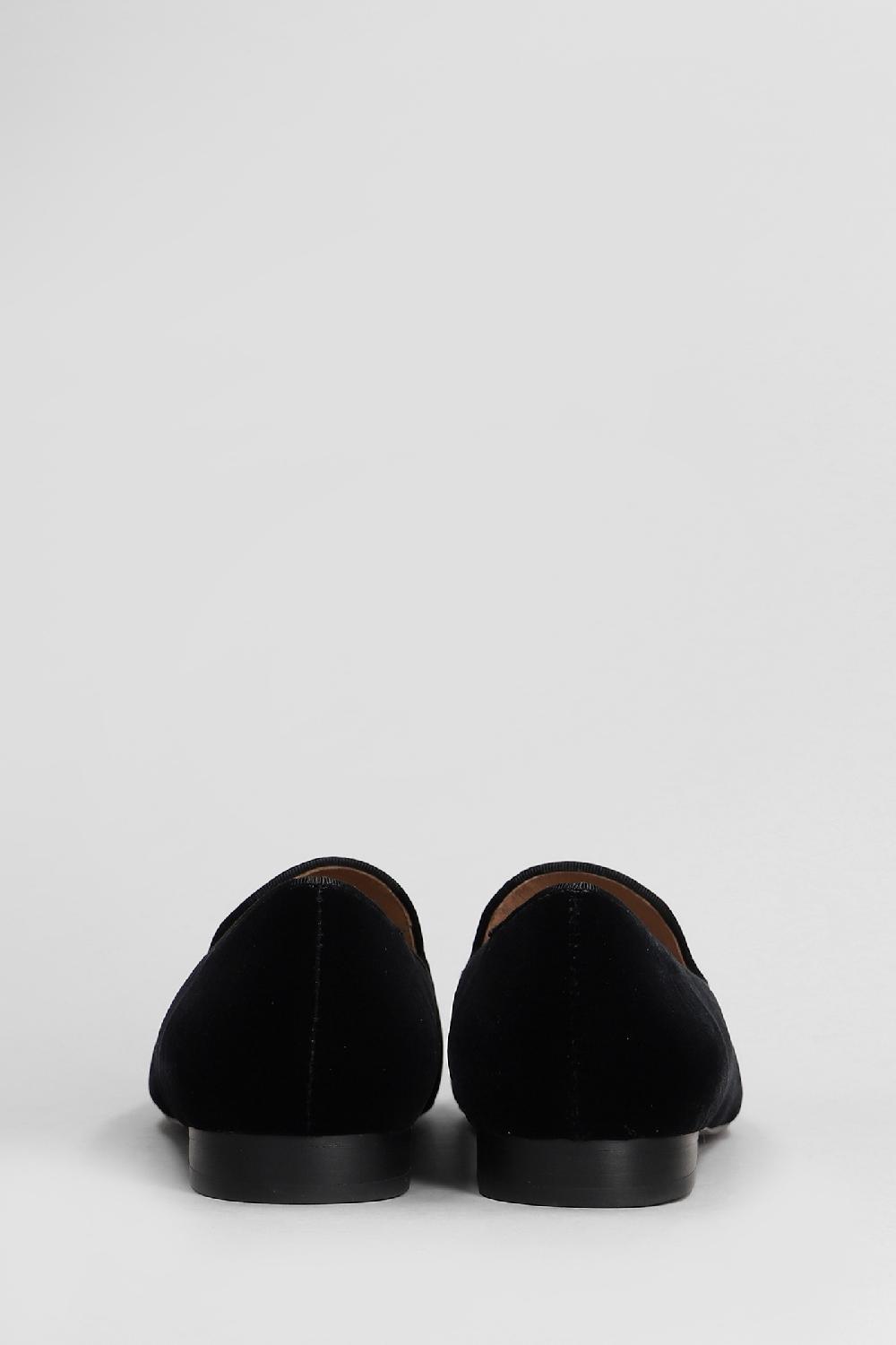Deliberti Bibi Lou Mocassini Davis Slipper In Velluto Nero Cod. 407979 - Deliberti The Luxury Shopping