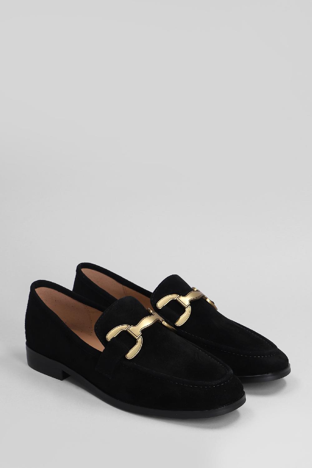 Deliberti Bibi Lou Mocassini Vela Loafer In Camoscio Nero Cod. 406019 - Deliberti The Luxury Shopping