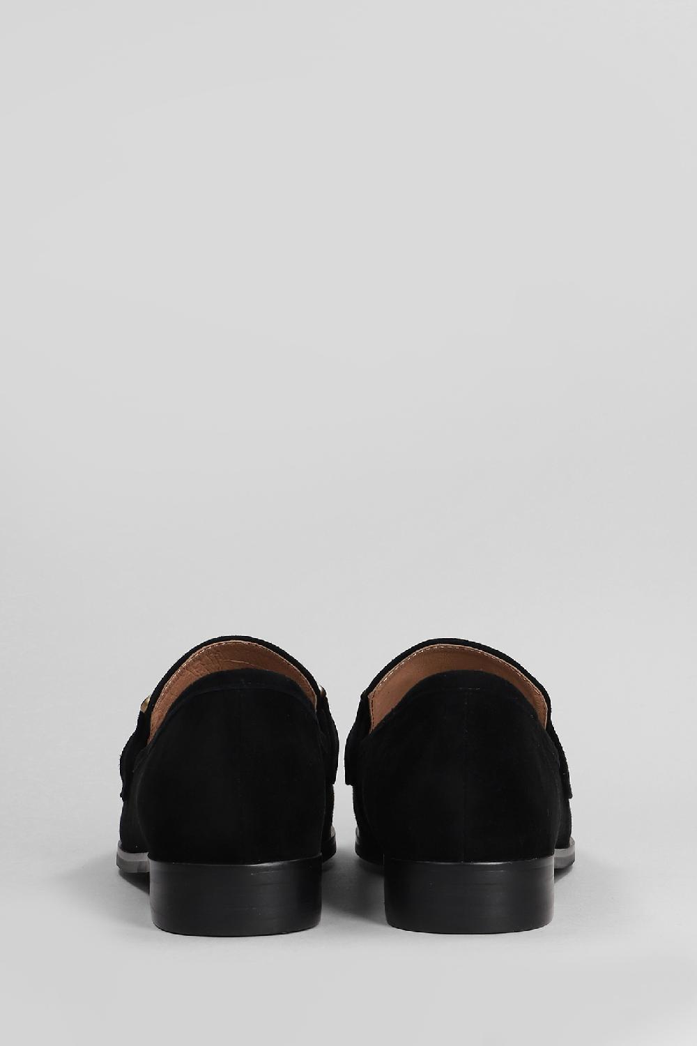 Deliberti Bibi Lou Mocassini Vela Loafer In Camoscio Nero Cod. 406019 - Deliberti The Luxury Shopping