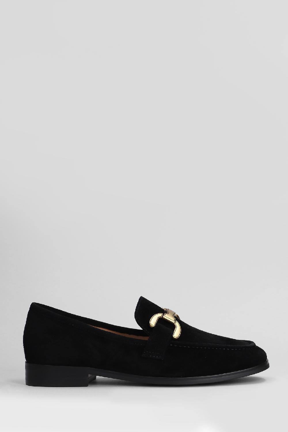 Deliberti Bibi Lou Mocassini vela loafer in camoscio nero cod. 406019 - Deliberti The Luxury Shopping
