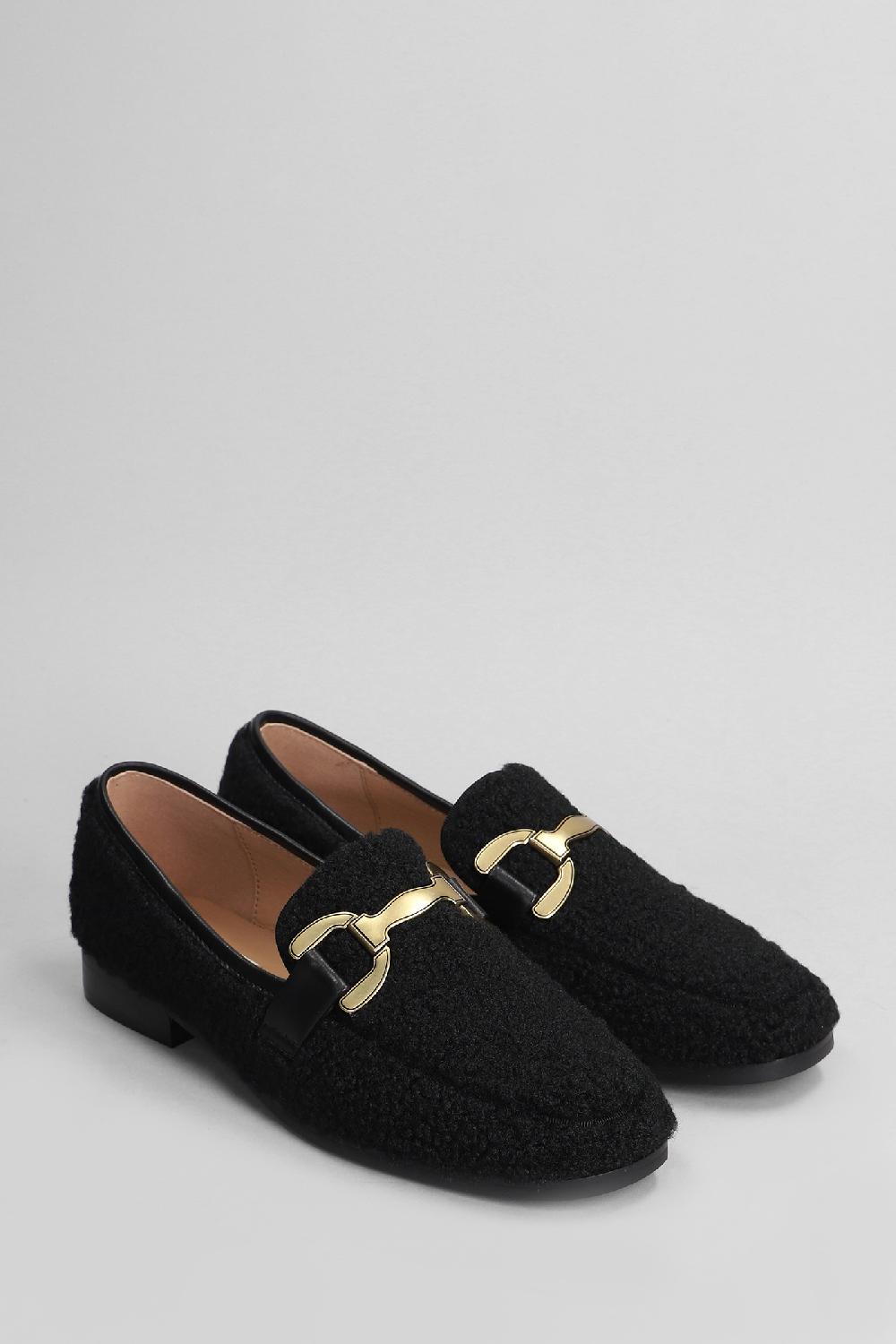 Deliberti Bibi Lou Mocassini Vela Loafer In Lana Nera Cod. 405338 - Deliberti The Luxury Shopping