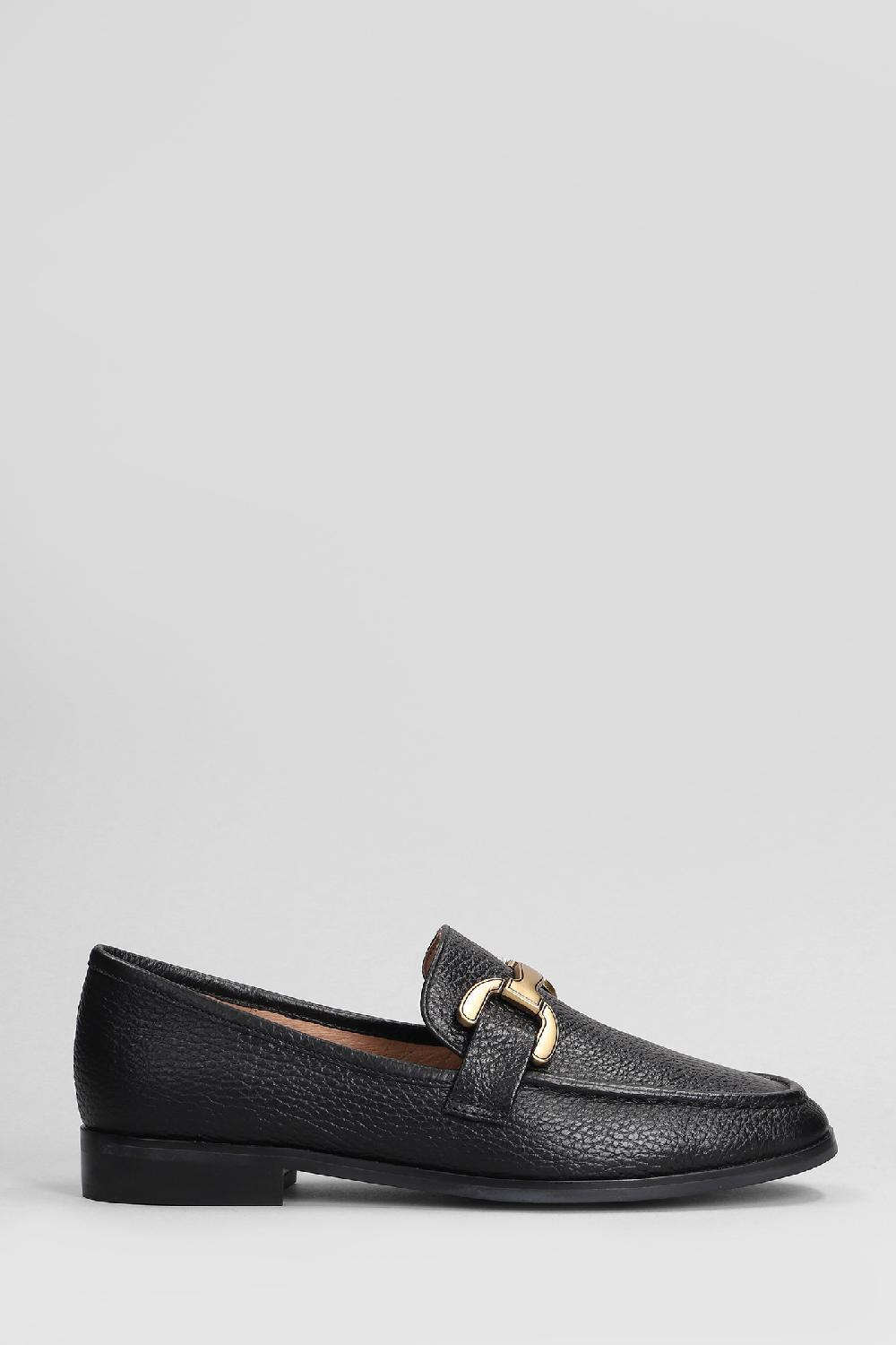 Deliberti Bibi Lou Mocassini vela loafer in pelle nera cod. 406020 - Deliberti The Luxury Shopping