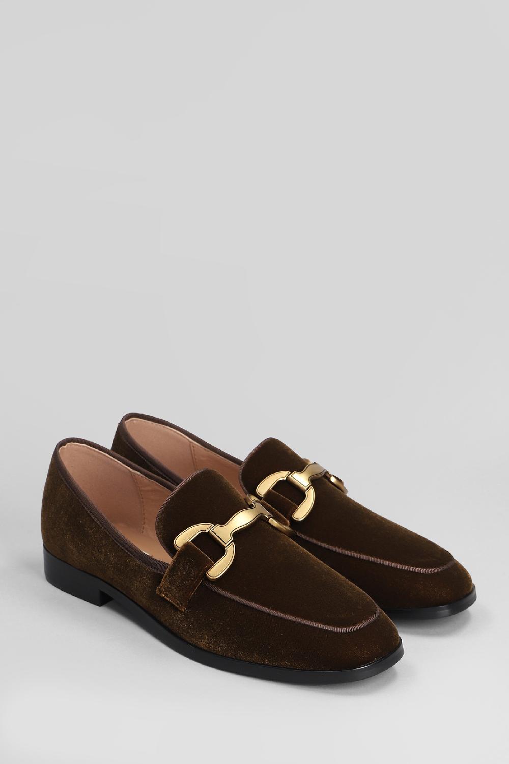 Deliberti Bibi Lou Mocassini Vela Loafer In Velluto Marrone Cod. 406018 - Deliberti The Luxury Shopping