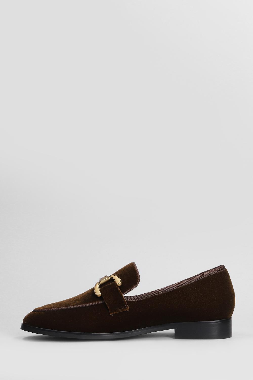 Deliberti Bibi Lou Mocassini Vela Loafer In Velluto Marrone Cod. 406018 - Deliberti The Luxury Shopping