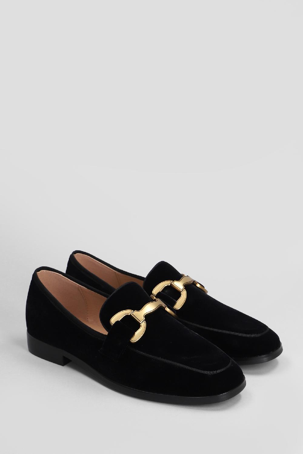 Deliberti Bibi Lou Mocassini Vela Loafer In Velluto Nero Cod. 406016 - Deliberti The Luxury Shopping