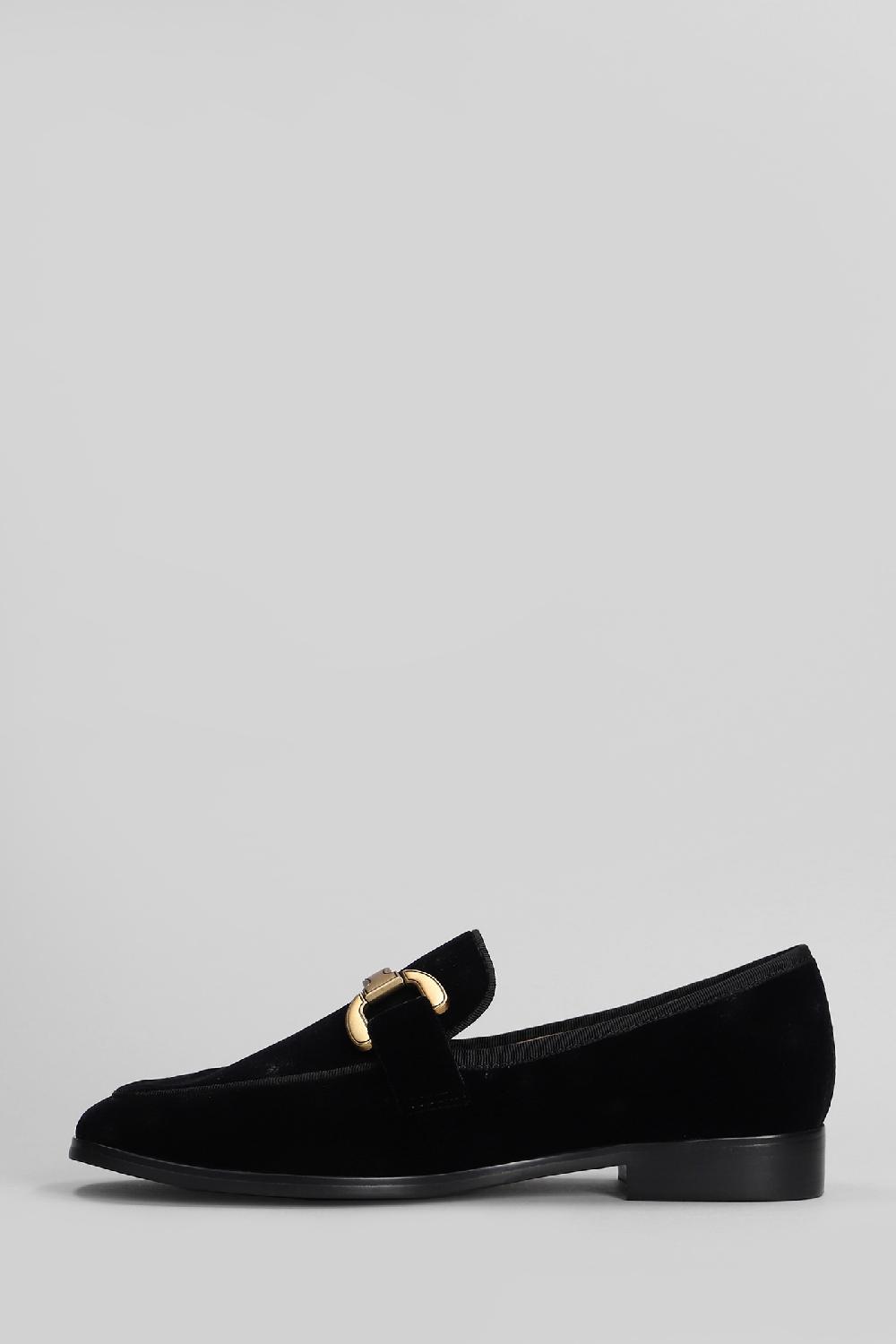 Deliberti Bibi Lou Mocassini Vela Loafer In Velluto Nero Cod. 406016 - Deliberti The Luxury Shopping