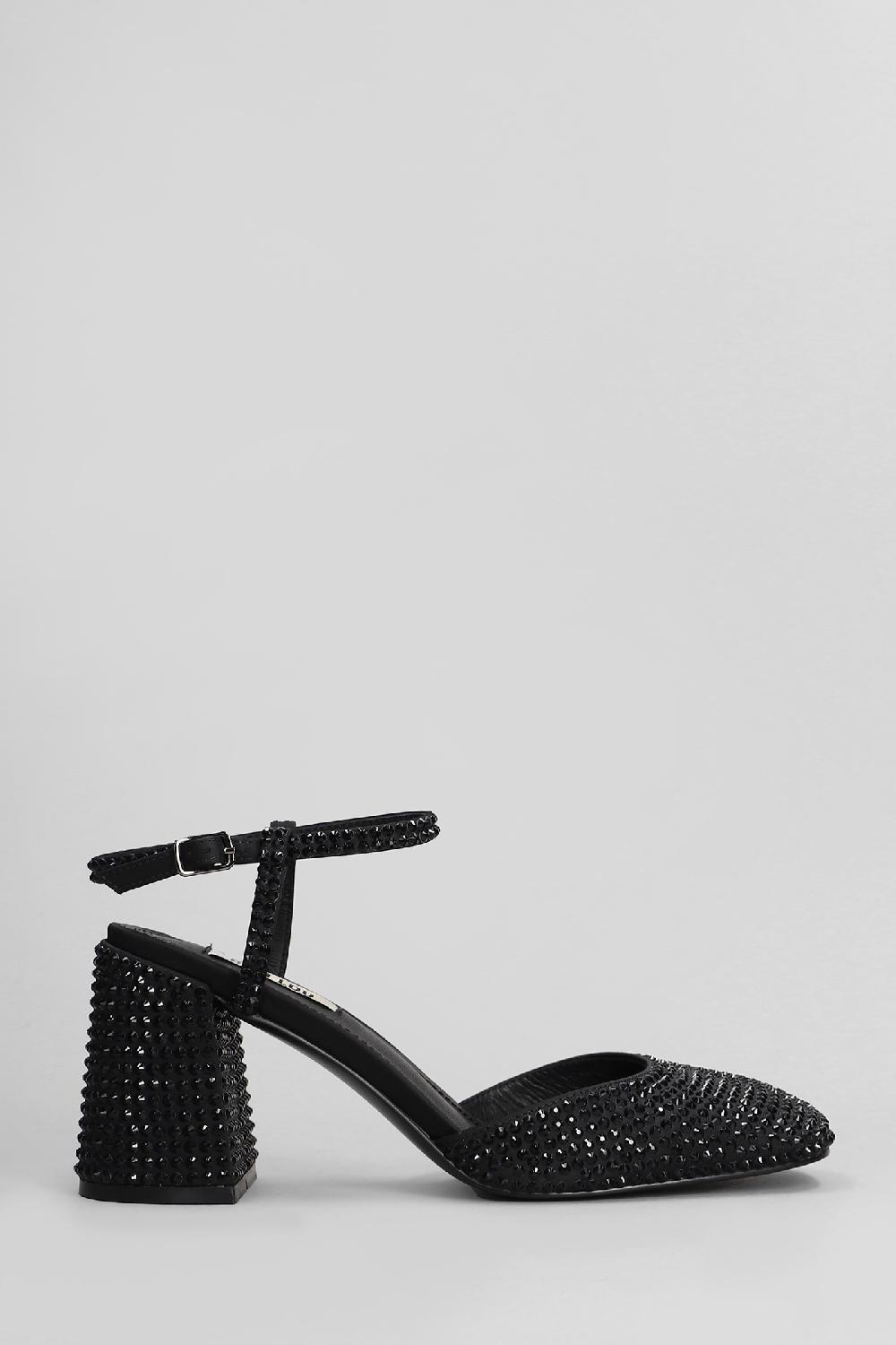 Deliberti Bibi Lou Sandali emily pump 80 in pelle nera cod. 406734 - Deliberti The Luxury Shopping