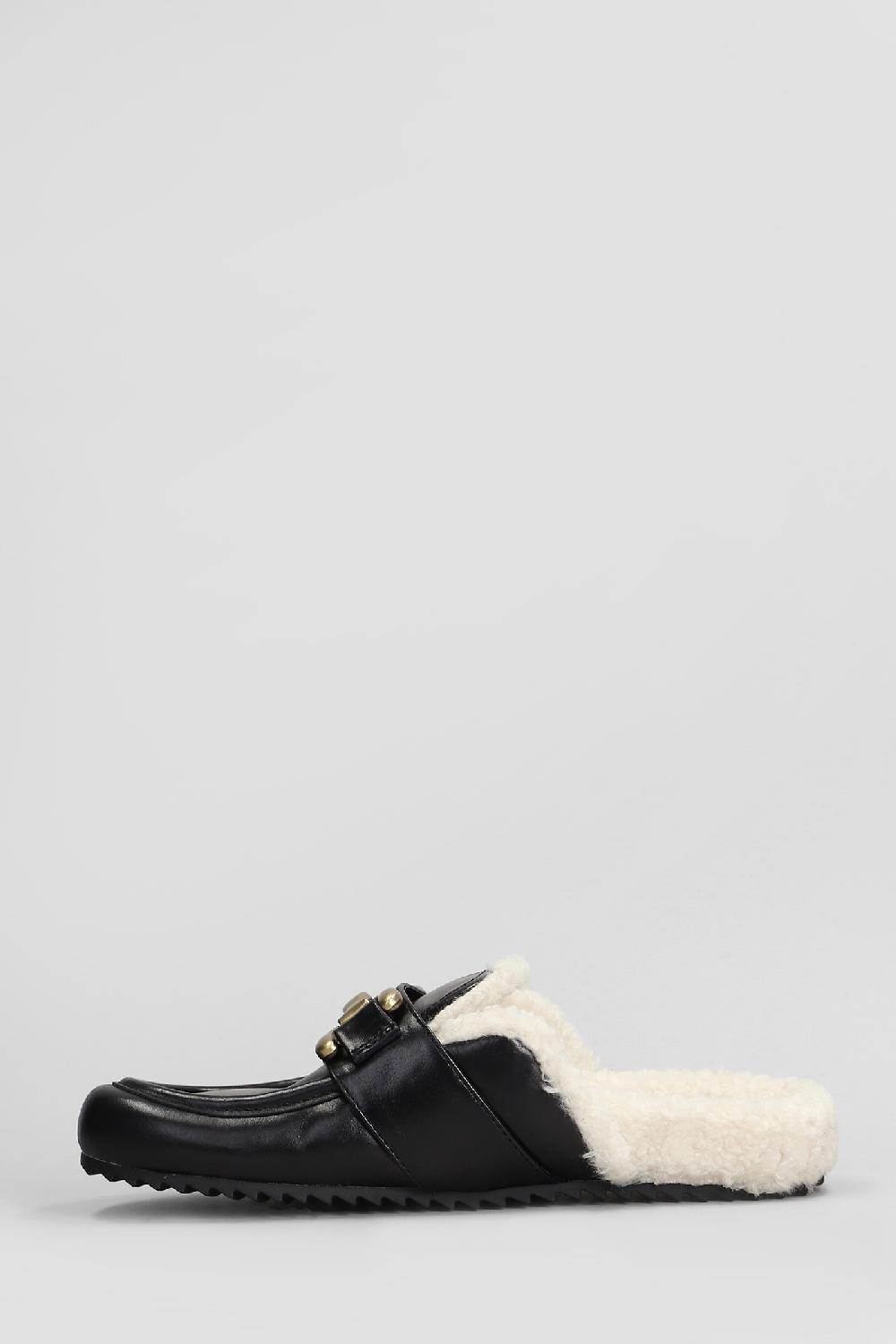 Deliberti Bibi Lou Slipper-mule Zagreb Mule In Pelle Nera Cod. 407387 - Deliberti The Luxury Shopping