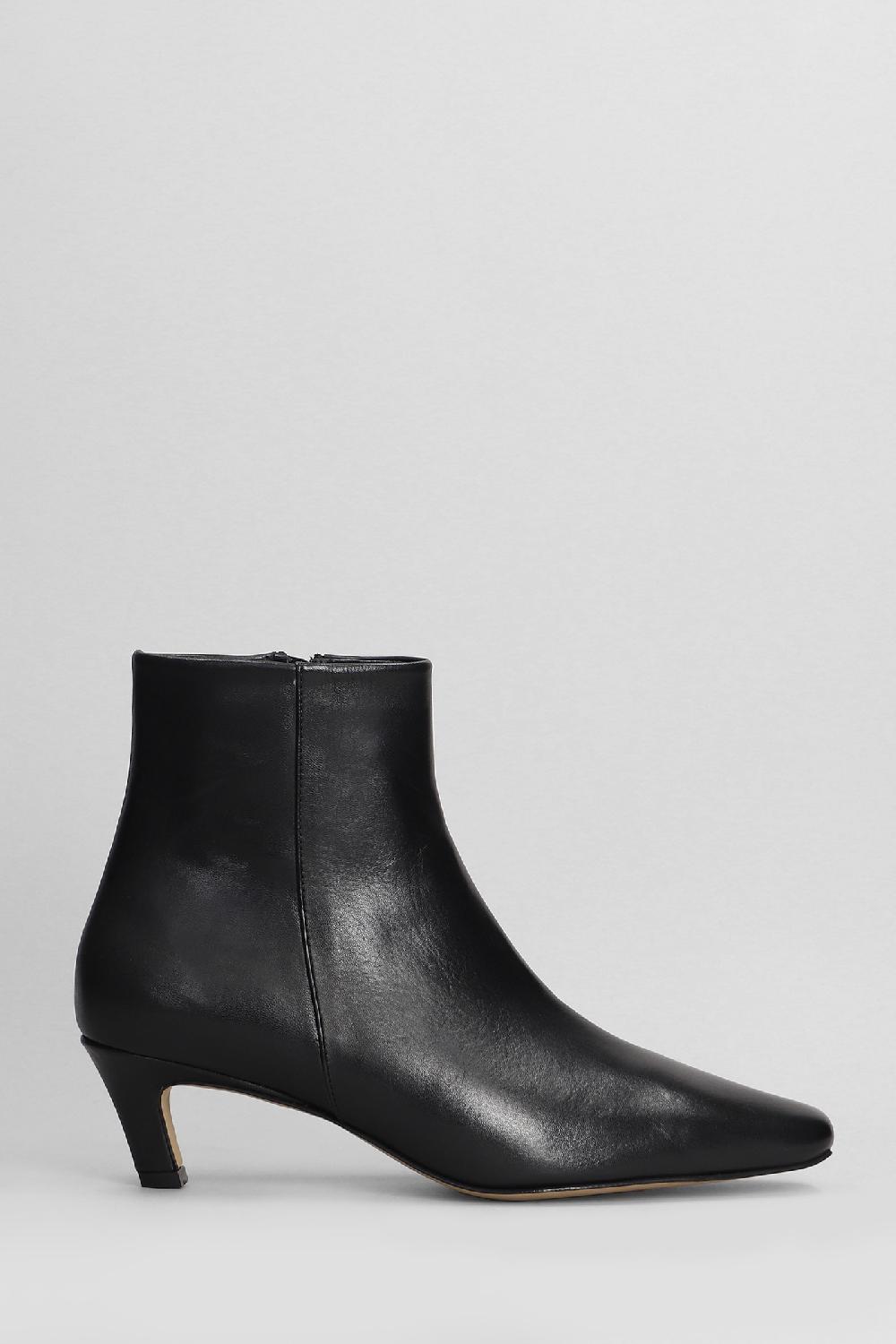 Deliberti Bibi Lou Tronchetti tacco alto magda in pelle nera cod. 404574 - Deliberti The Luxury Shopping