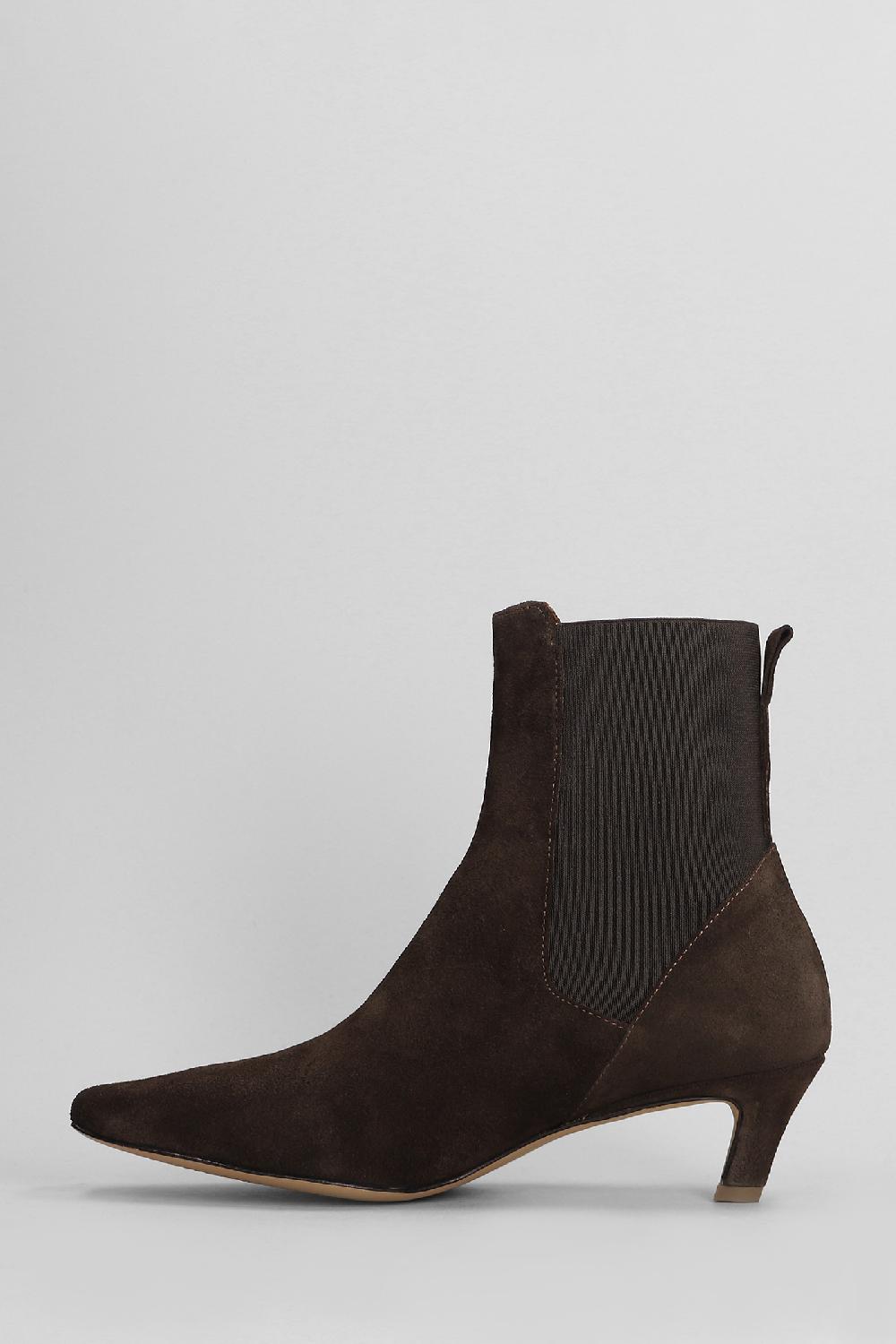 Deliberti Bibi Lou Tronchetti Tacco Alto Susan In Camoscio Marrone Cod. 404575 - Deliberti The Luxury Shopping
