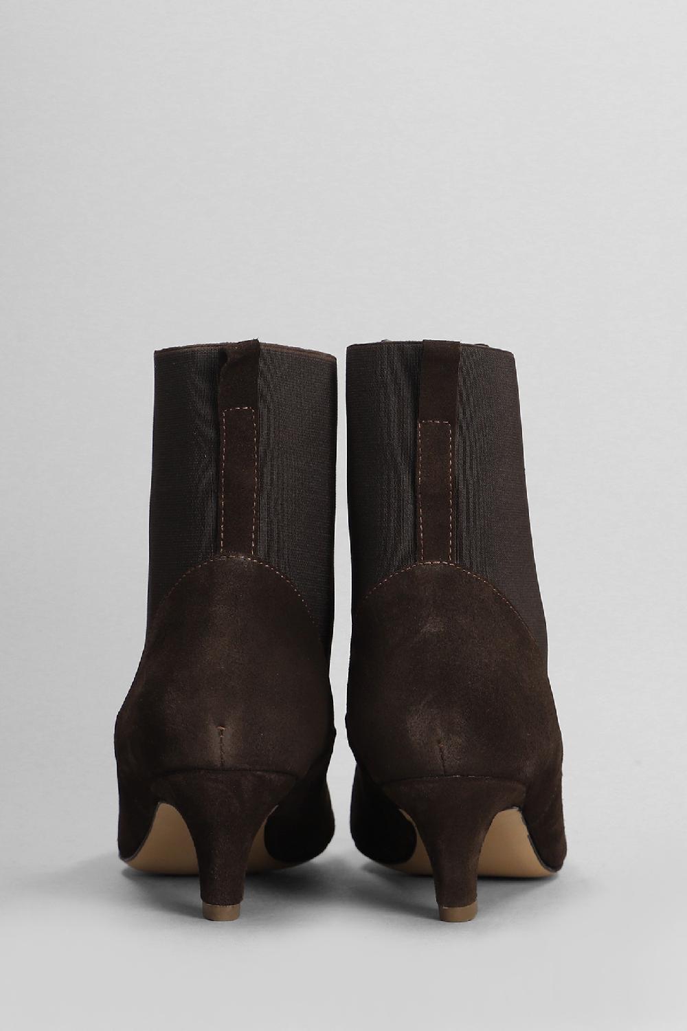 Deliberti Bibi Lou Tronchetti Tacco Alto Susan In Camoscio Marrone Cod. 404575 - Deliberti The Luxury Shopping