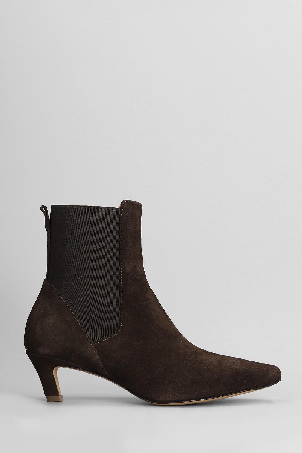 Deliberti Bibi Lou Tronchetti tacco alto susan in camoscio marrone cod. 404575 - Deliberti The Luxury Shopping