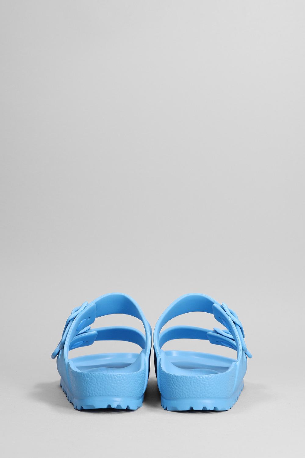 Deliberti Birkenstock Sandali Flats Arizona Eva In Gomma Celeste Cod. 370441 - Deliberti The Luxury Shopping