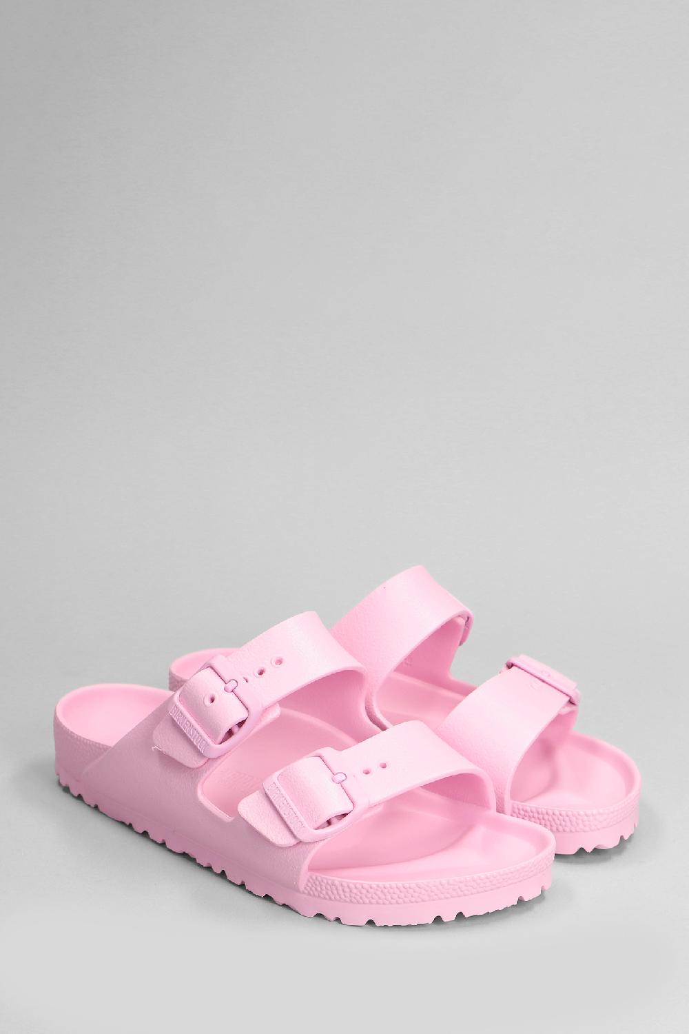 Deliberti Birkenstock Sandali Flats Arizona Eva In Gomma Rosa Cod. 399274 - Deliberti The Luxury Shopping