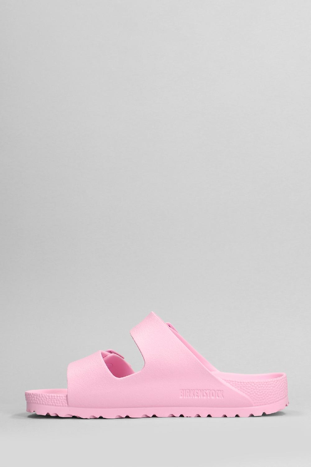 Deliberti Birkenstock Sandali Flats Arizona Eva In Gomma Rosa Cod. 399274 - Deliberti The Luxury Shopping