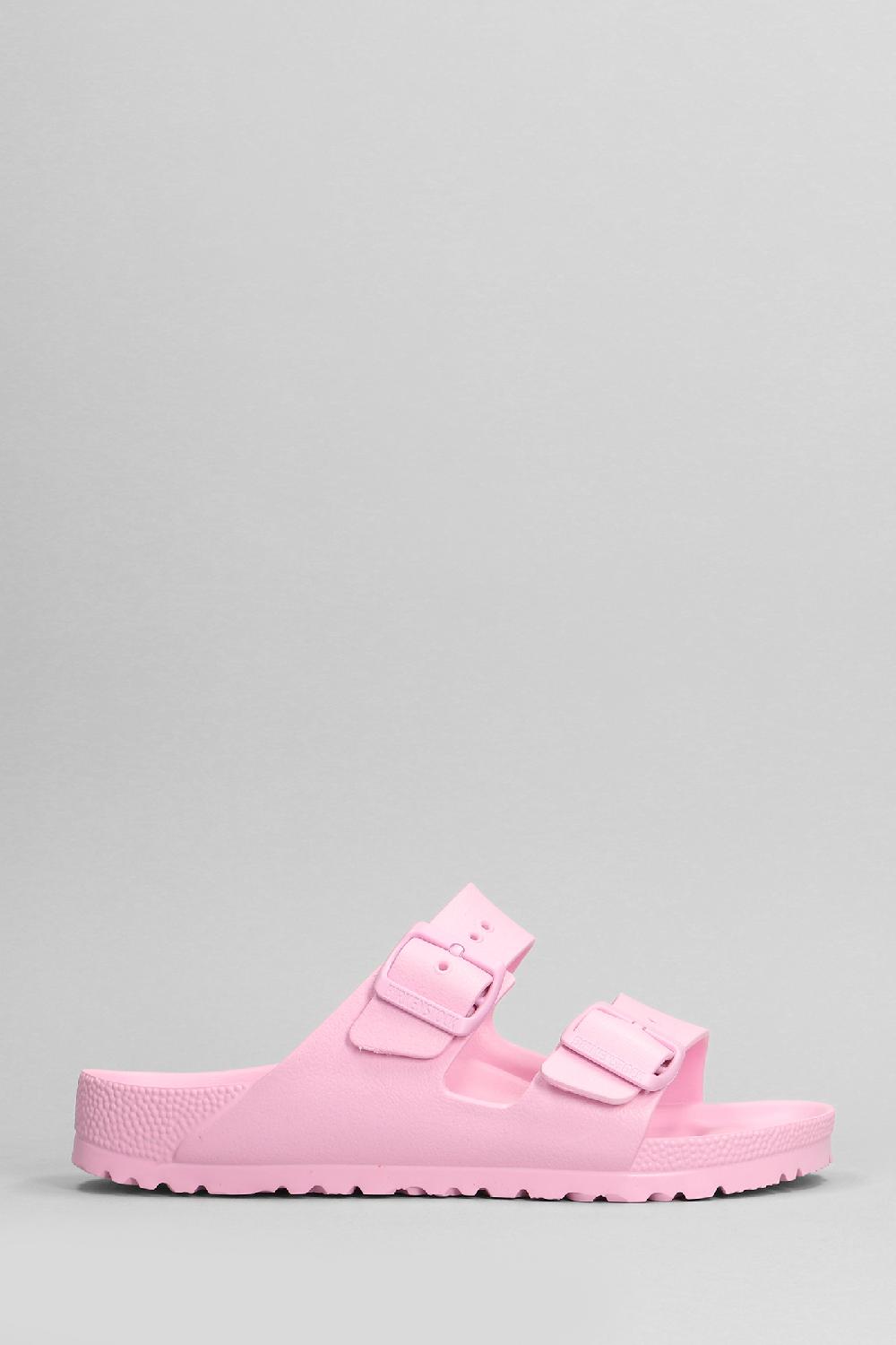 Deliberti Birkenstock Sandali flats arizona eva in gomma rosa cod. 399274 - Deliberti The Luxury Shopping