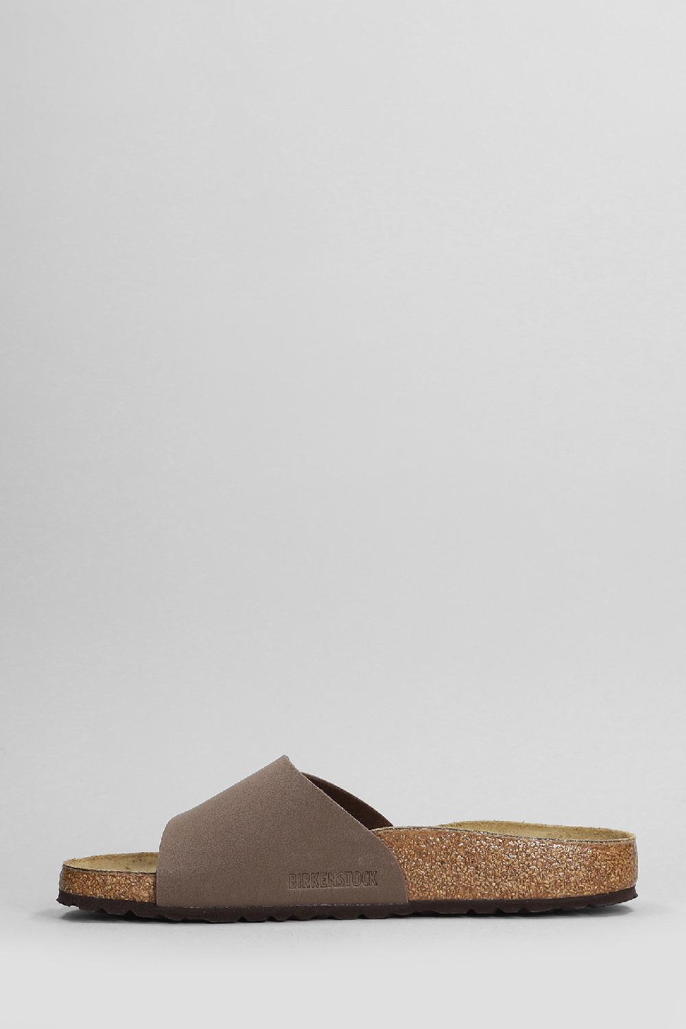 Deliberti Birkenstock Sandali Flats Catalina In Similpelle Marrone Cod. 400956 - Deliberti The Luxury Shopping