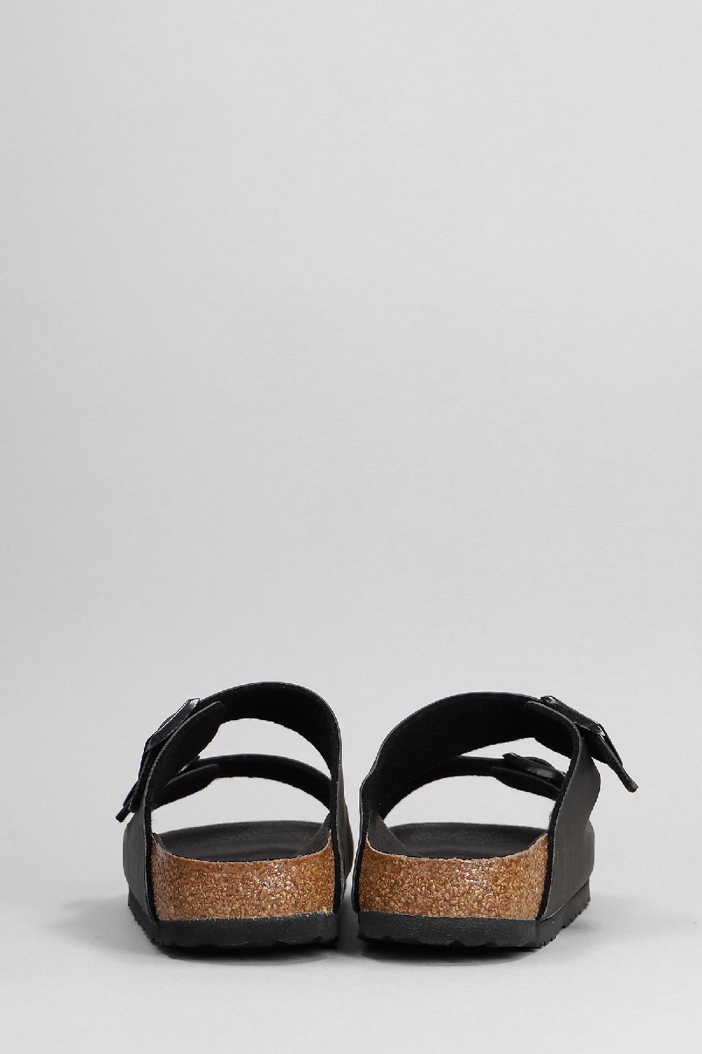 Deliberti Birkenstock Slipper-mule Arizona In Pelle Nera Cod. 378846 - Deliberti The Luxury Shopping