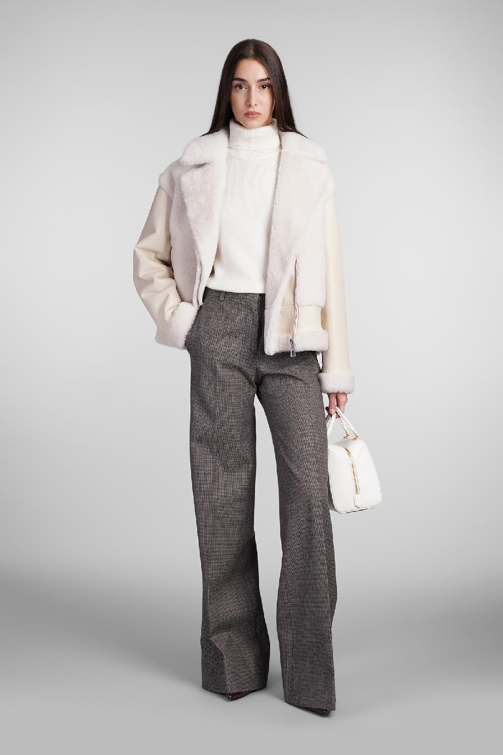 Deliberti Blancha Montone In Pelle Bianca Cod. 407907 - Deliberti The Luxury Shopping