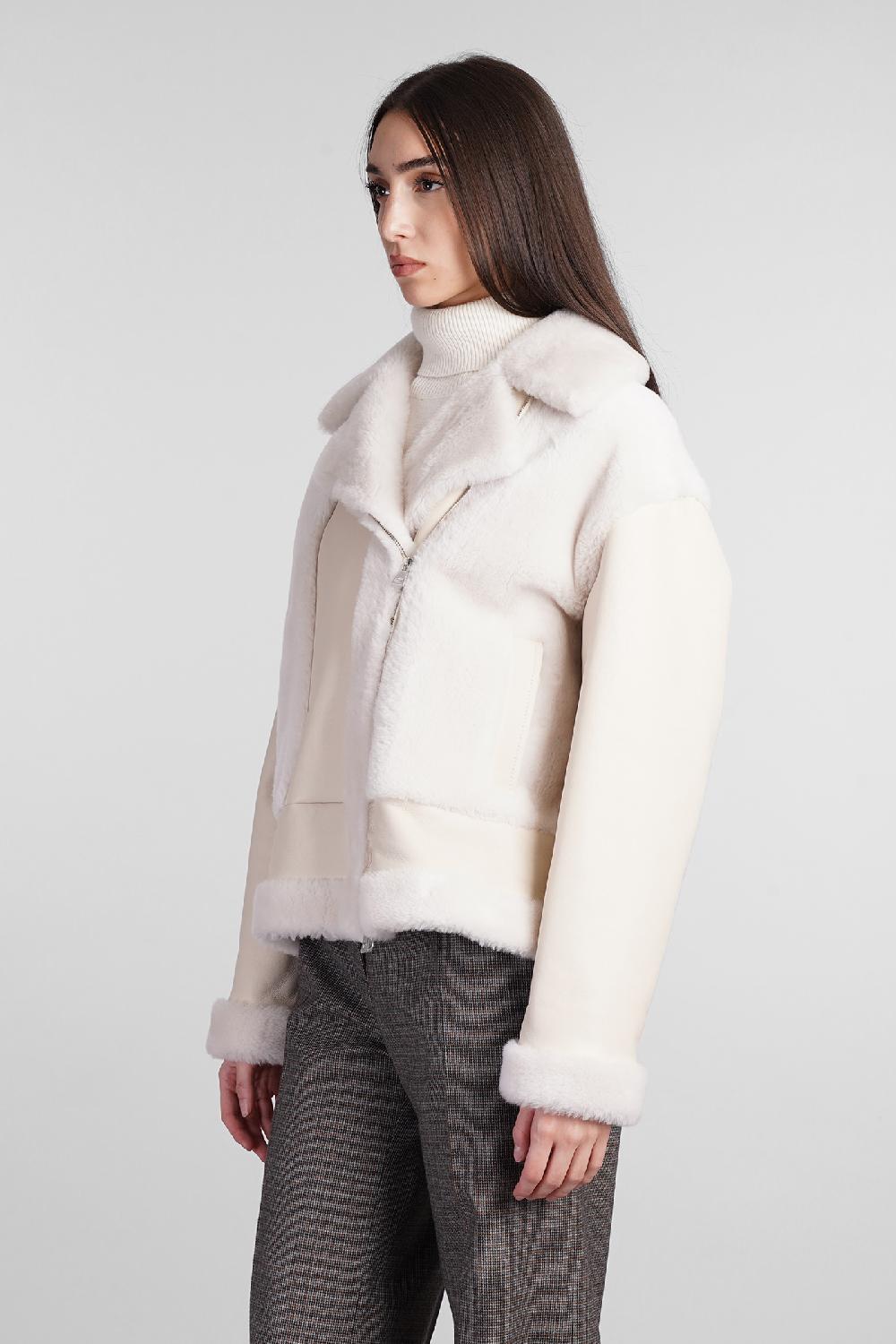 Deliberti Blancha Montone In Pelle Bianca Cod. 407907 - Deliberti The Luxury Shopping