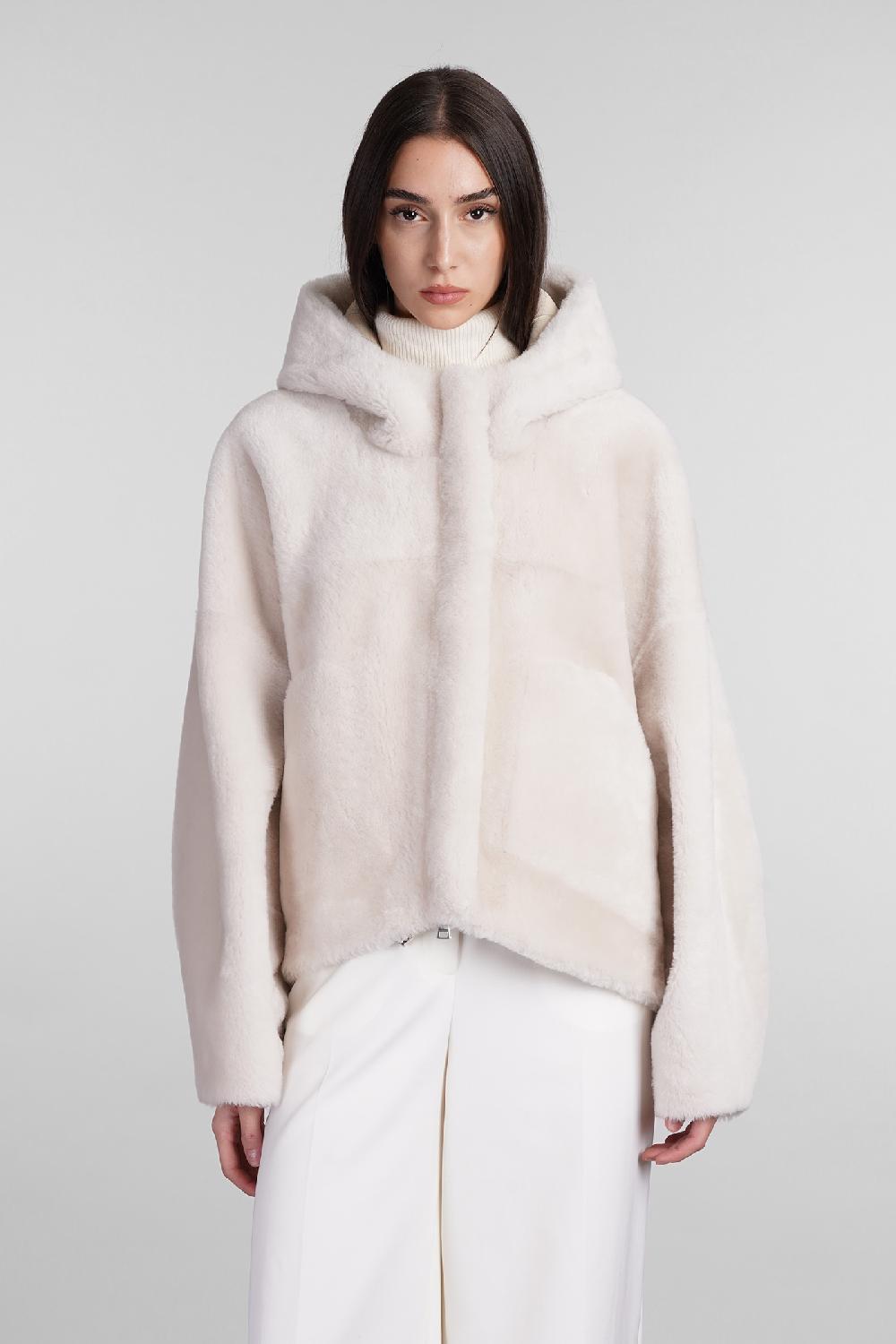 Deliberti Blancha Pelliccia in pelle bianca cod. 407905 - Deliberti The Luxury Shopping