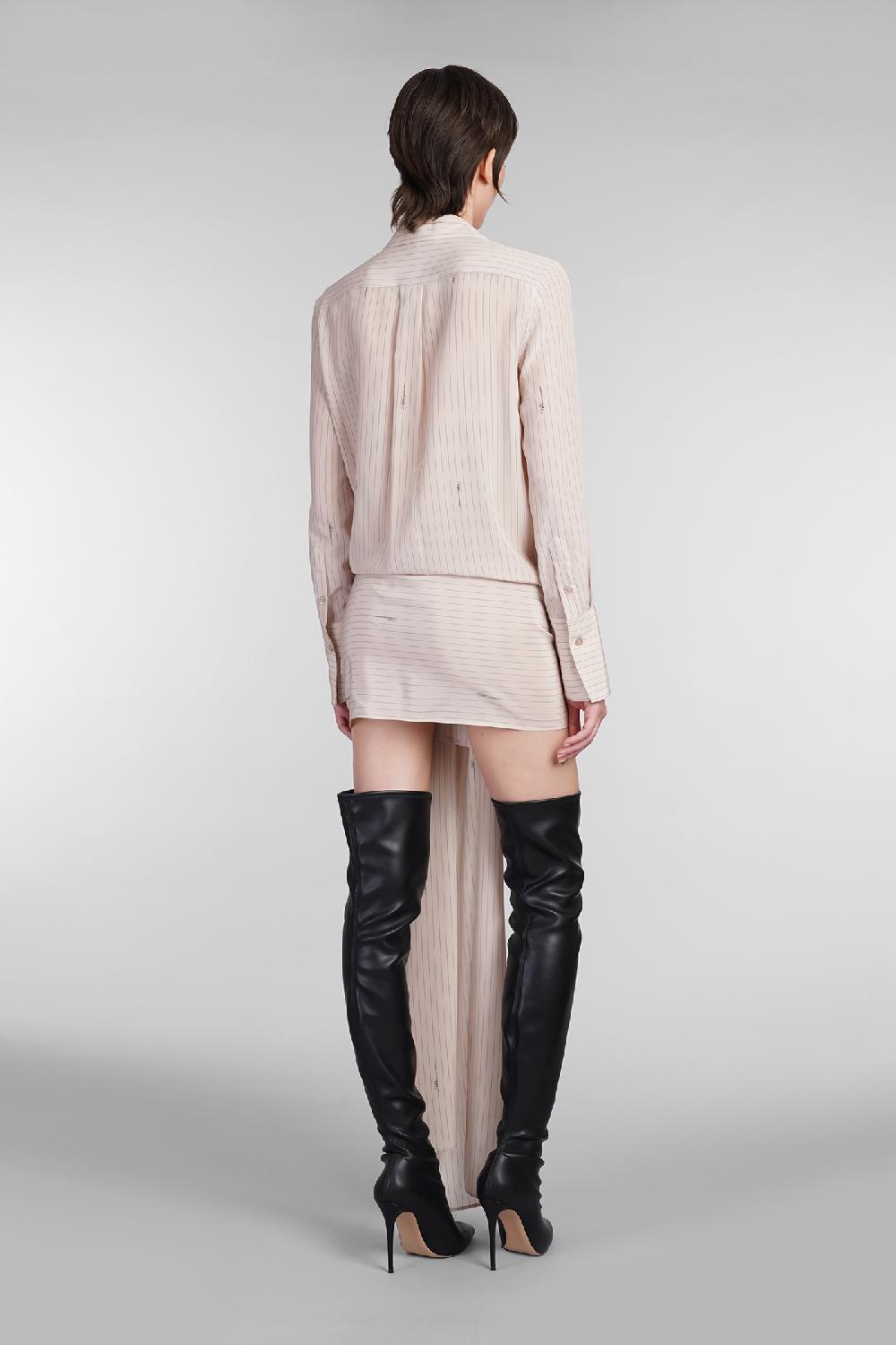 Deliberti Blumarine Abito In Seta Beige Cod. 403547 - Deliberti The Luxury Shopping